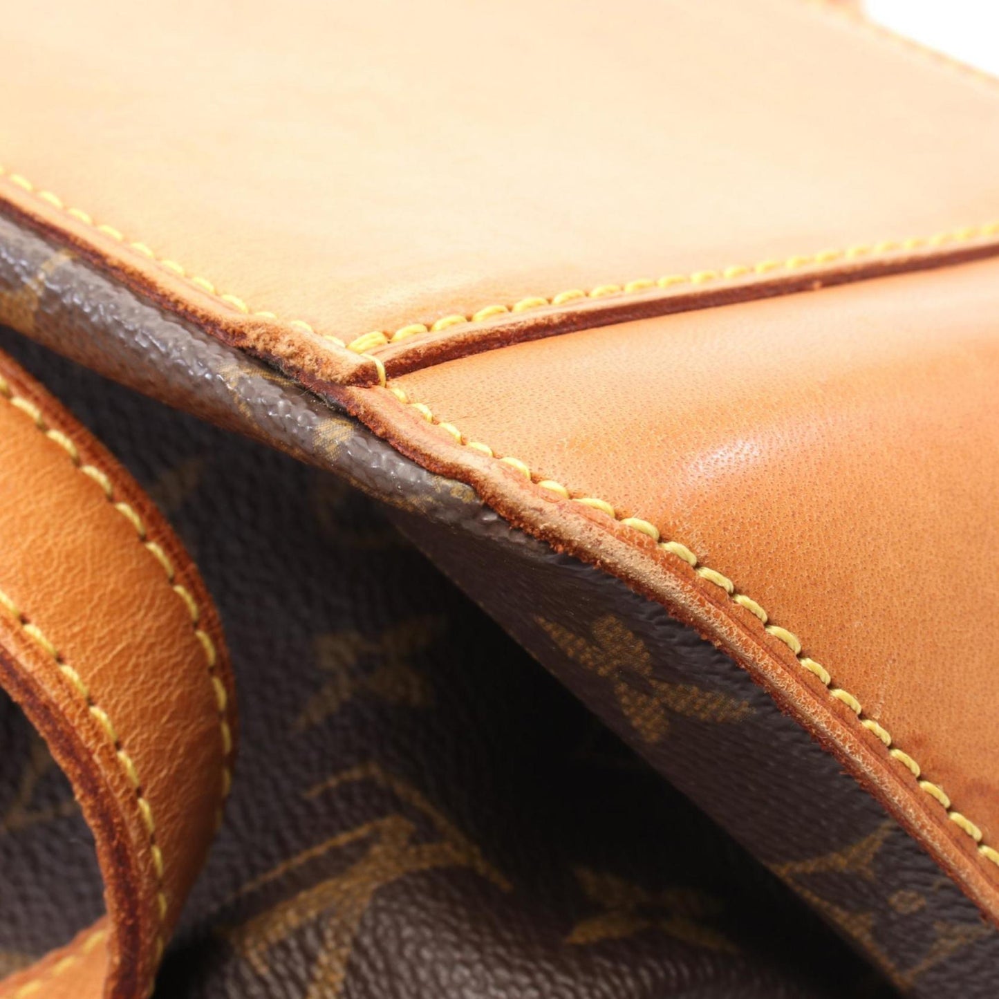 Louis Vuitton Cabas Piano, Brown, Canvas, shoulder