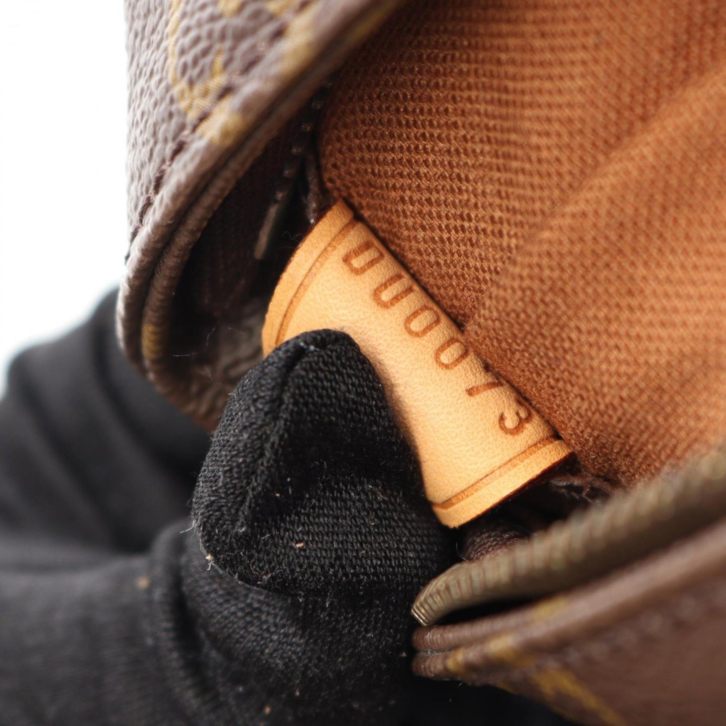 Louis Vuitton Cabas Mezzo, Brown, Canvas, tote