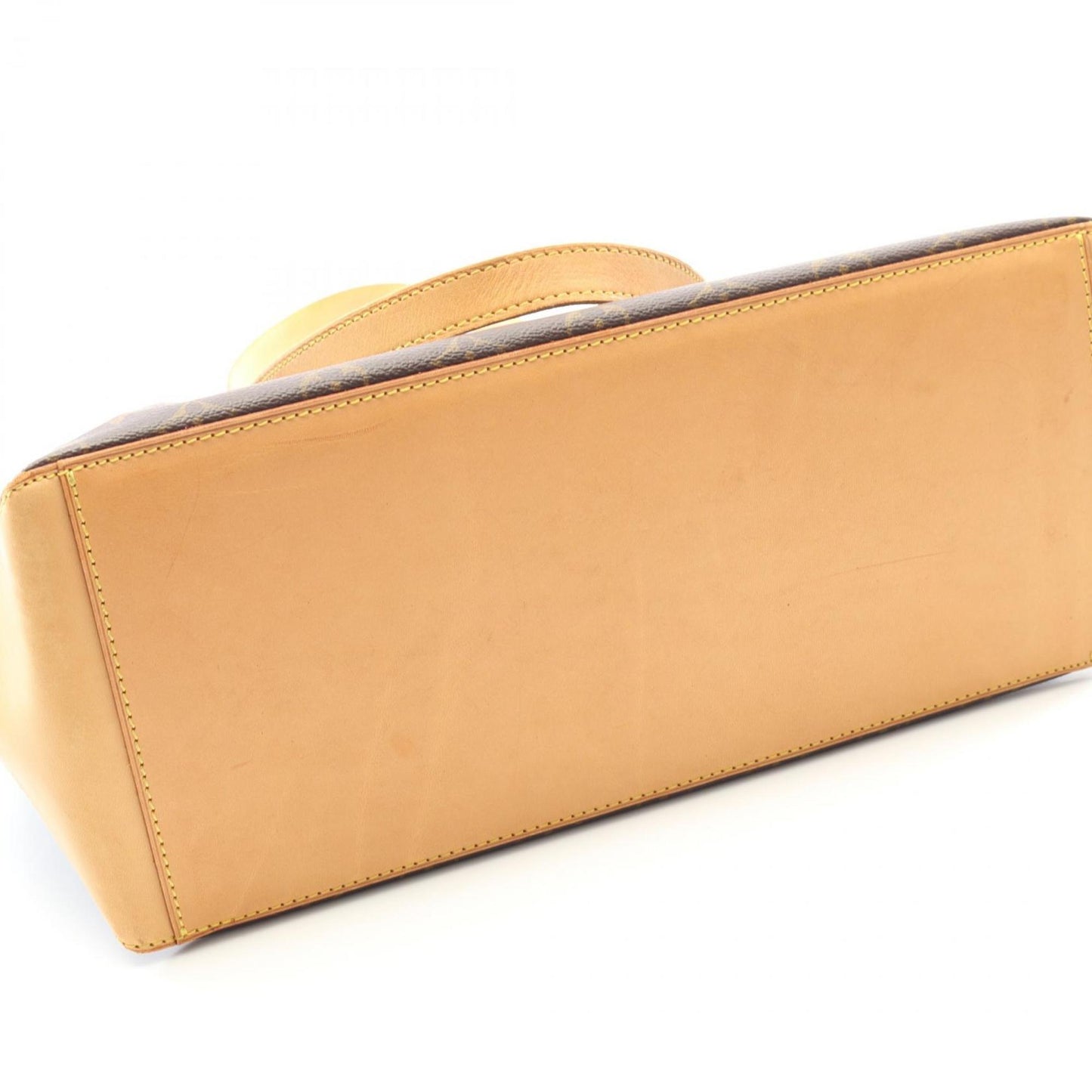 Louis Vuitton Cabas Mezzo, Brown, Canvas, tote