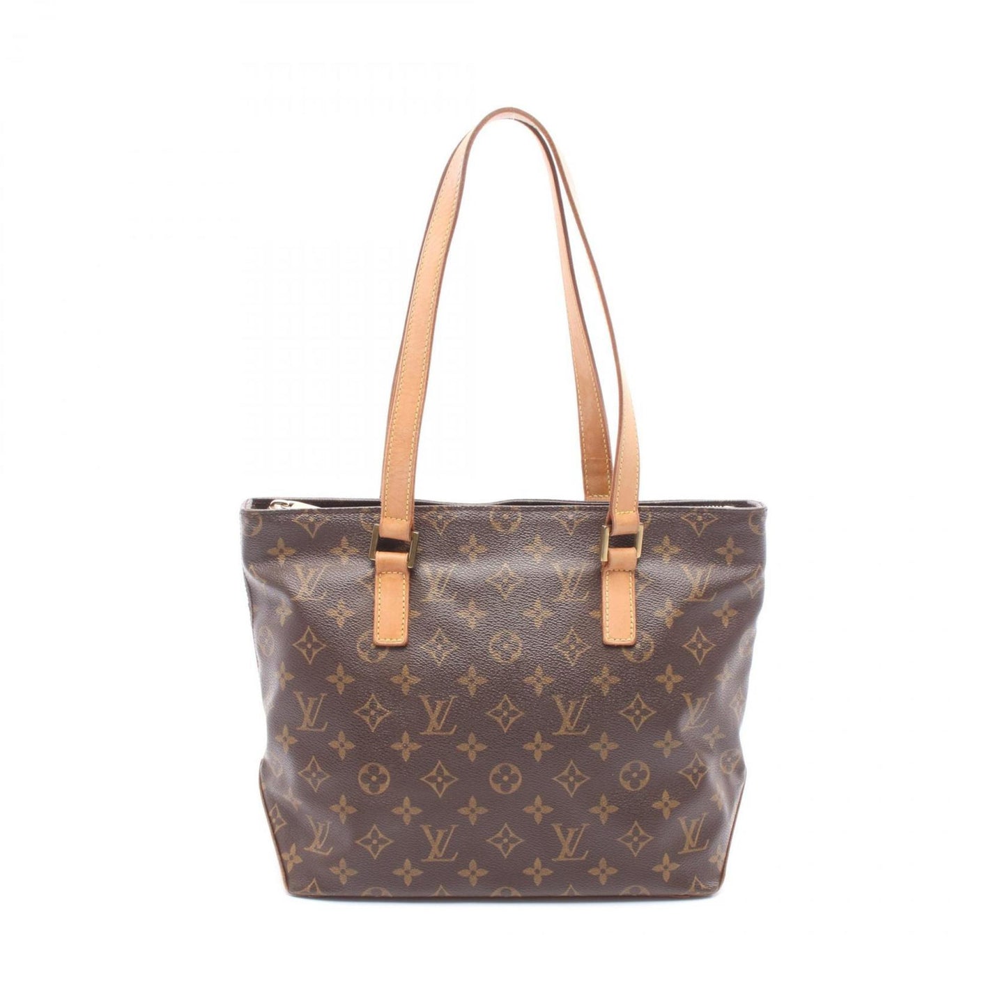 Louis Vuitton Cabas Piano, Brown, Canvas, shoulder