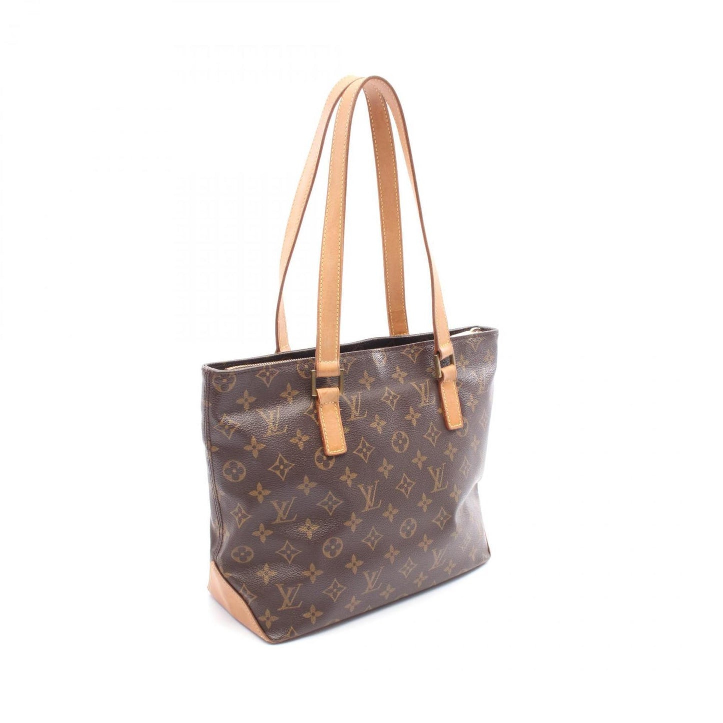 Louis Vuitton Cabas Piano, Brown, Canvas, shoulder