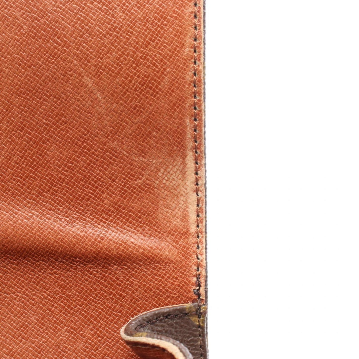 Louis Vuitton Cartouchière, Brown, Canvas, shoulder