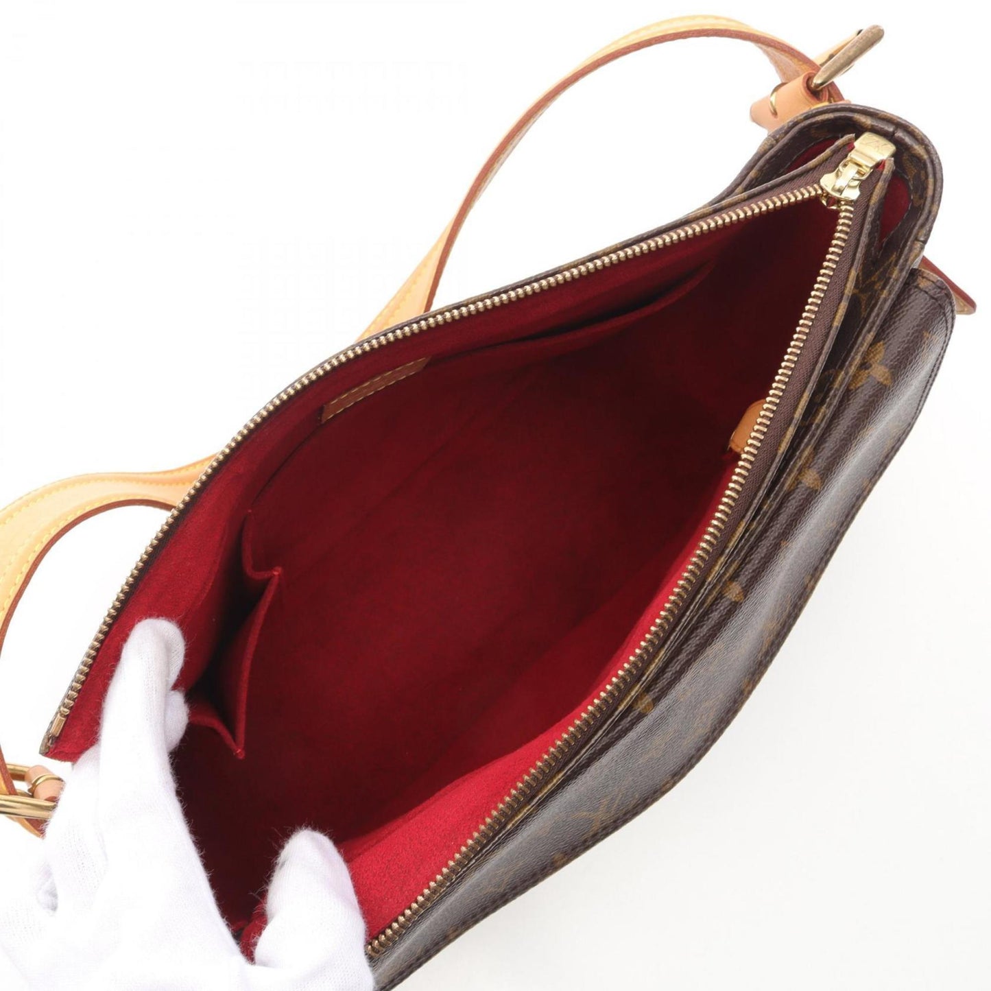 Louis Vuitton Viva Cité, Brown, "CANVAS, LEATHER", shoulder