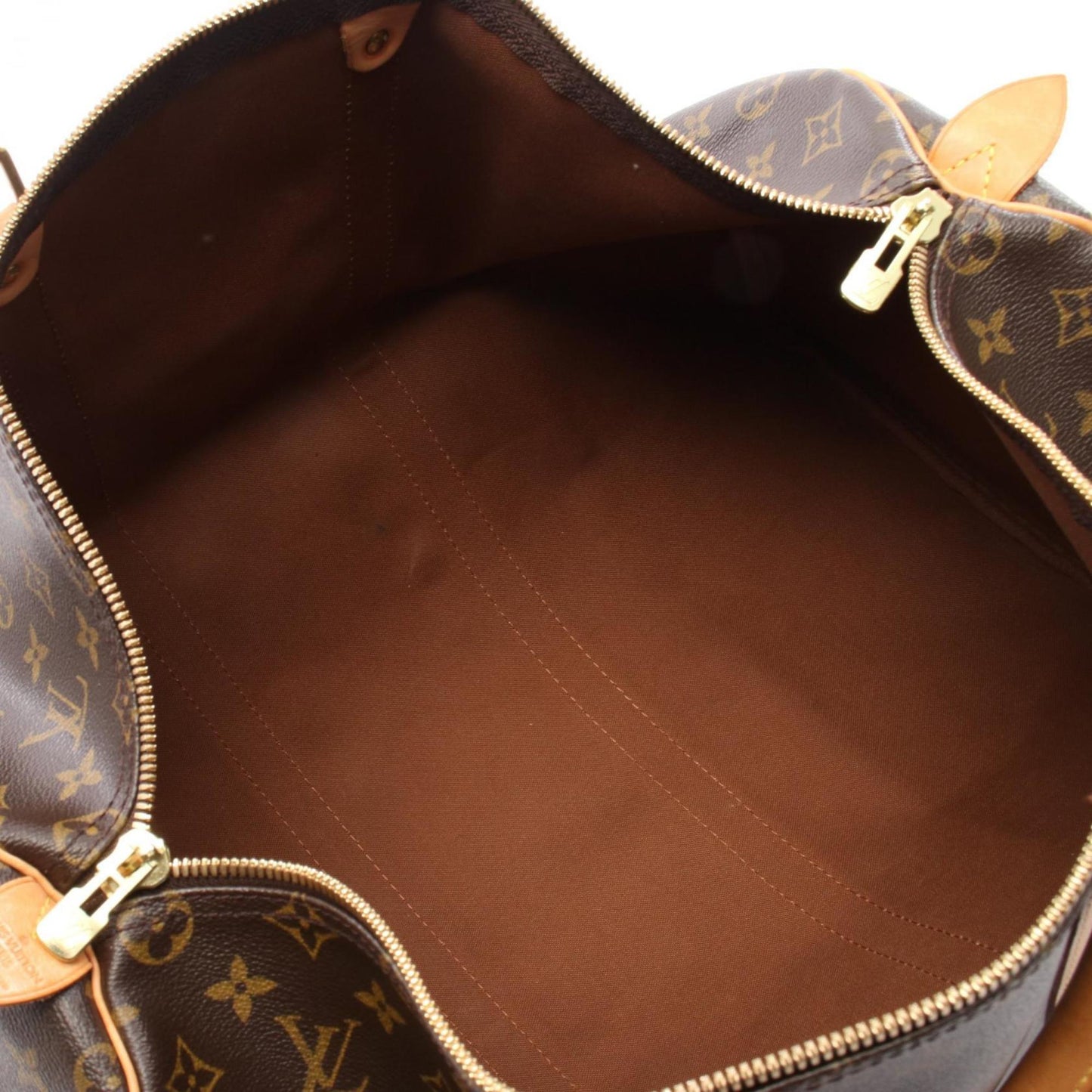 Louis Vuitton Keepall 50, Brown, Canvas, travel