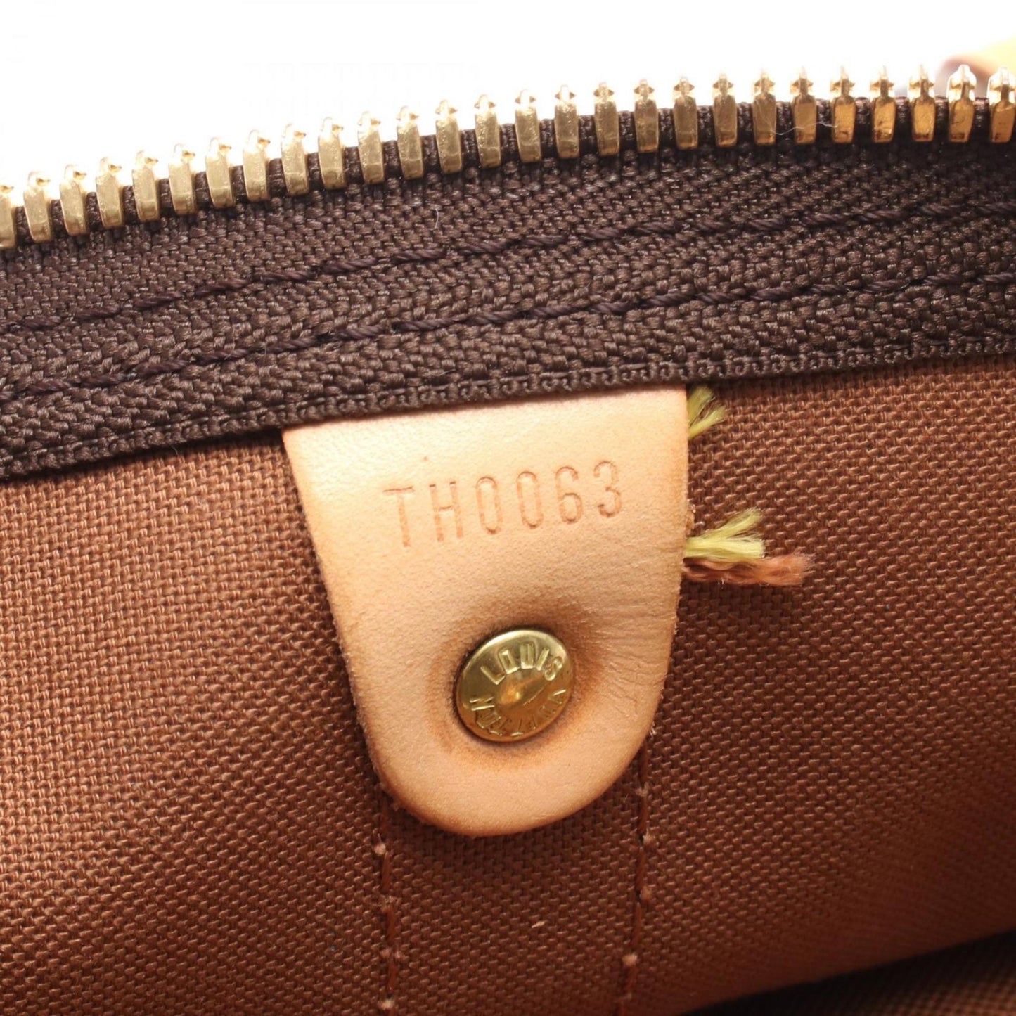 Louis Vuitton Keepall 50, Brown, Canvas, travel