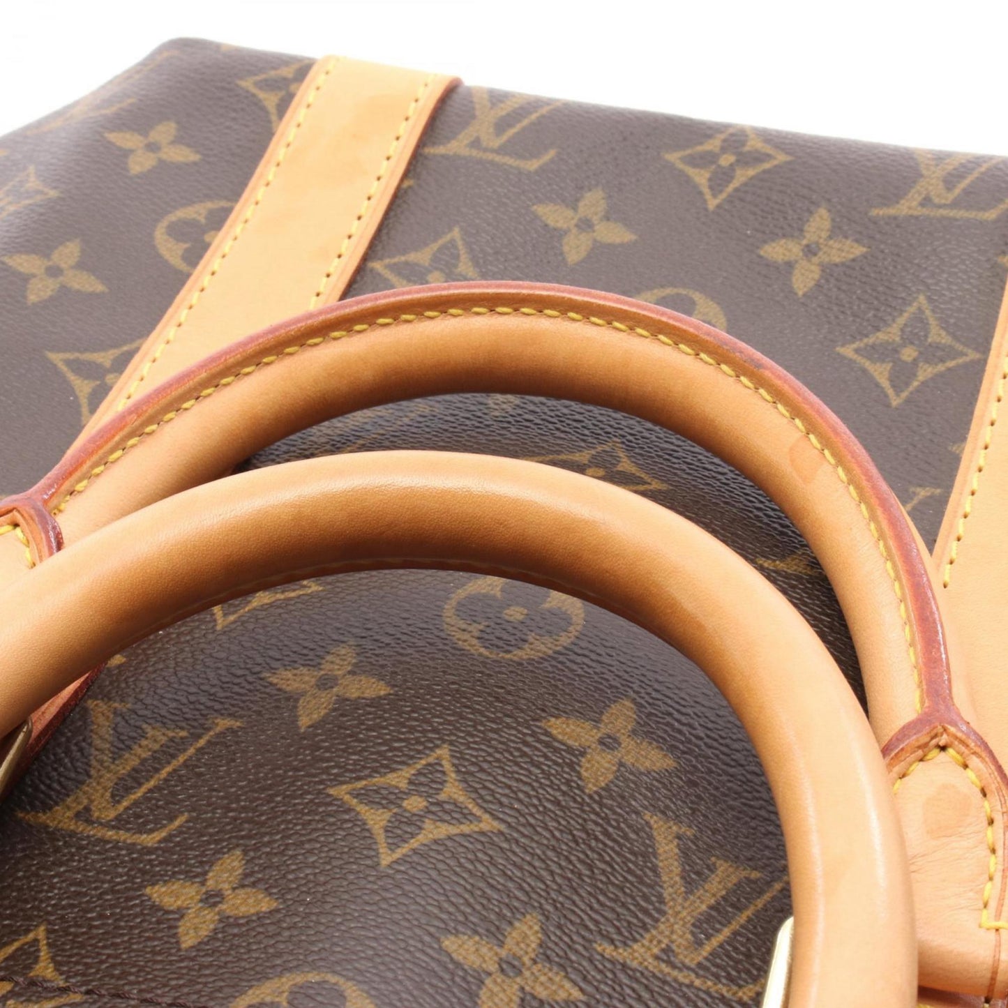 Louis Vuitton Keepall 50, Brown, Canvas, travel
