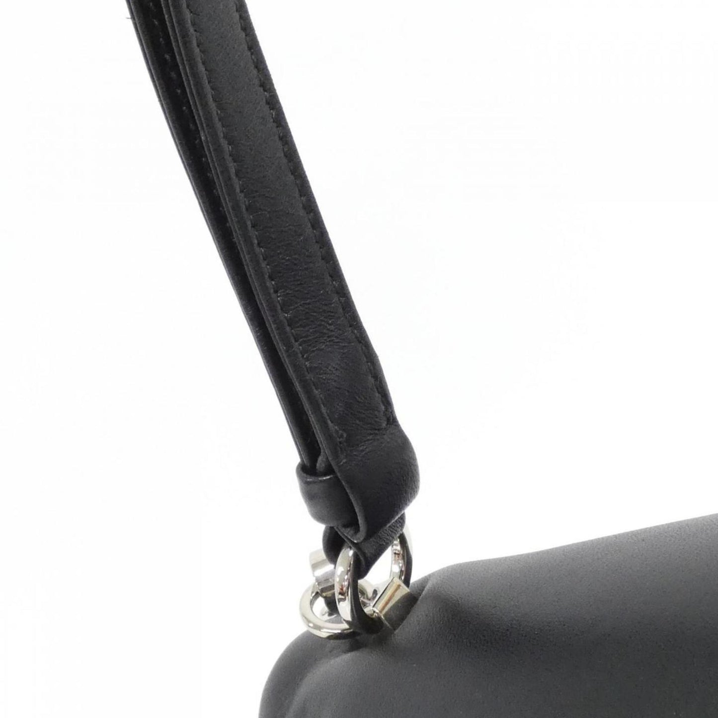 Prada, Black, Leather, handbag