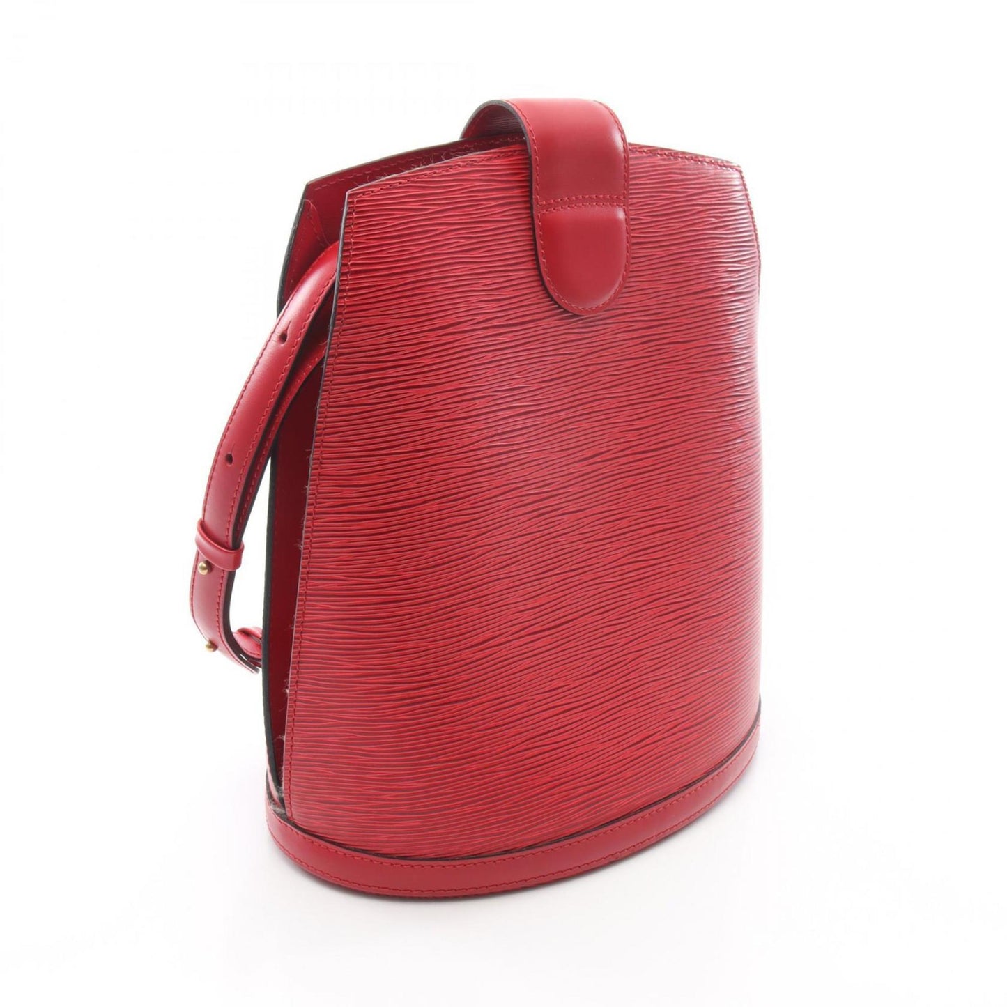 Louis Vuitton Cluny, Red, Leather, shoulder