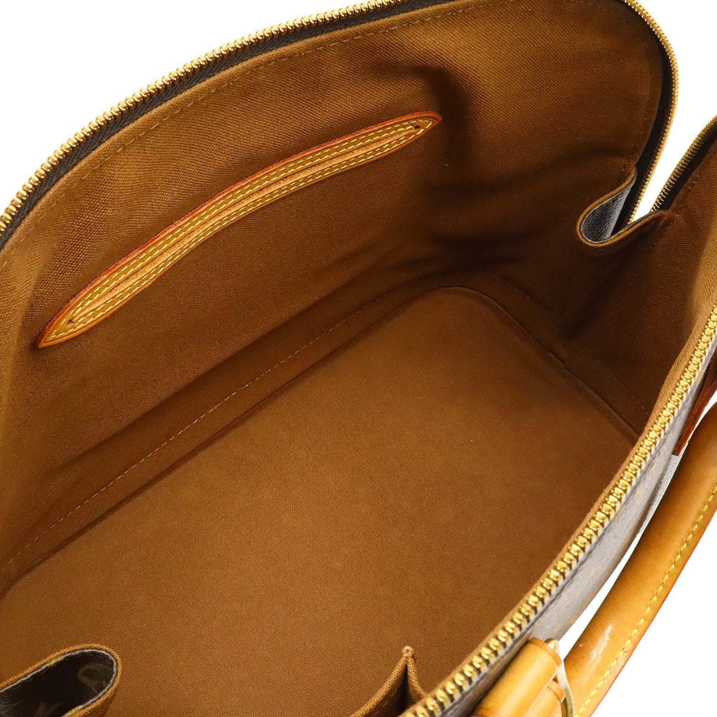 Louis Vuitton Alma, Brown, Canvas, handbag