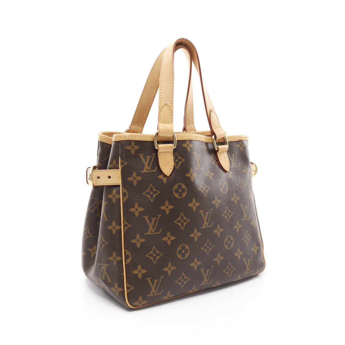 Louis Vuitton Batignolles, Brown, Canvas, handbag