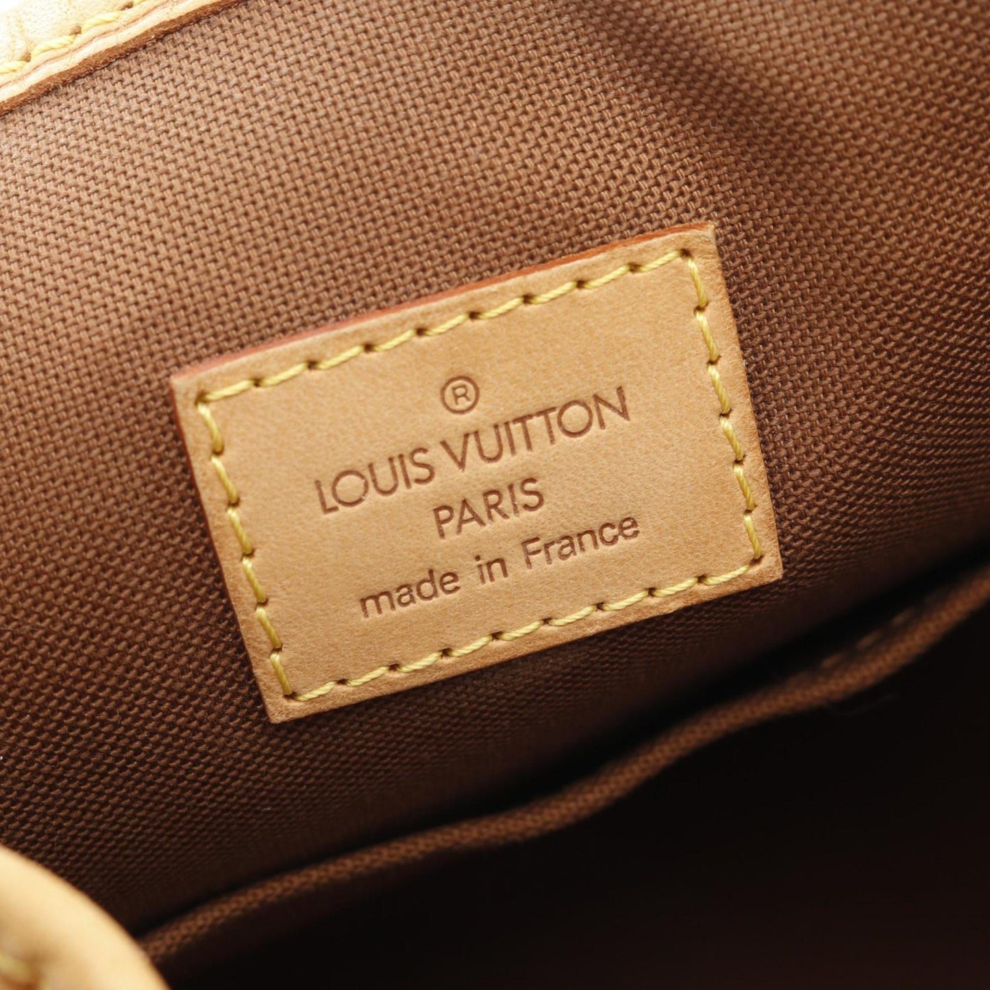 Louis Vuitton Batignolles, Brown, Canvas, handbag
