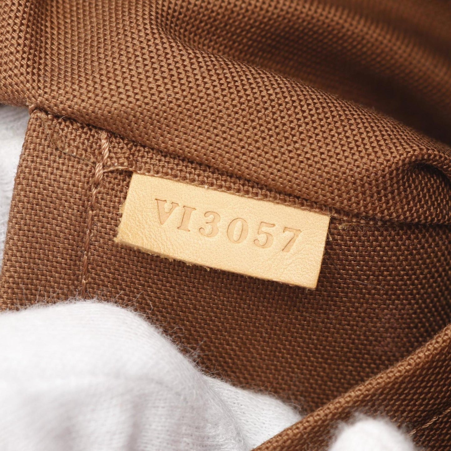 Louis Vuitton Batignolles, Brown, Canvas, handbag