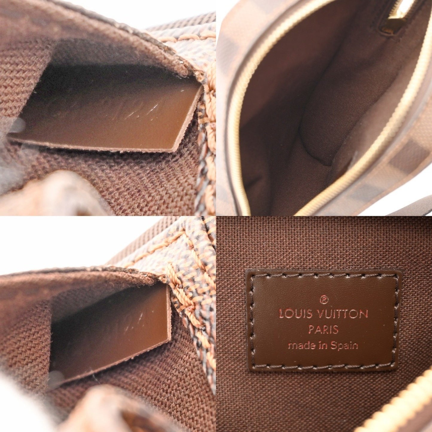 Louis Vuitton Geronimo, Brown, Canvas, shoulder