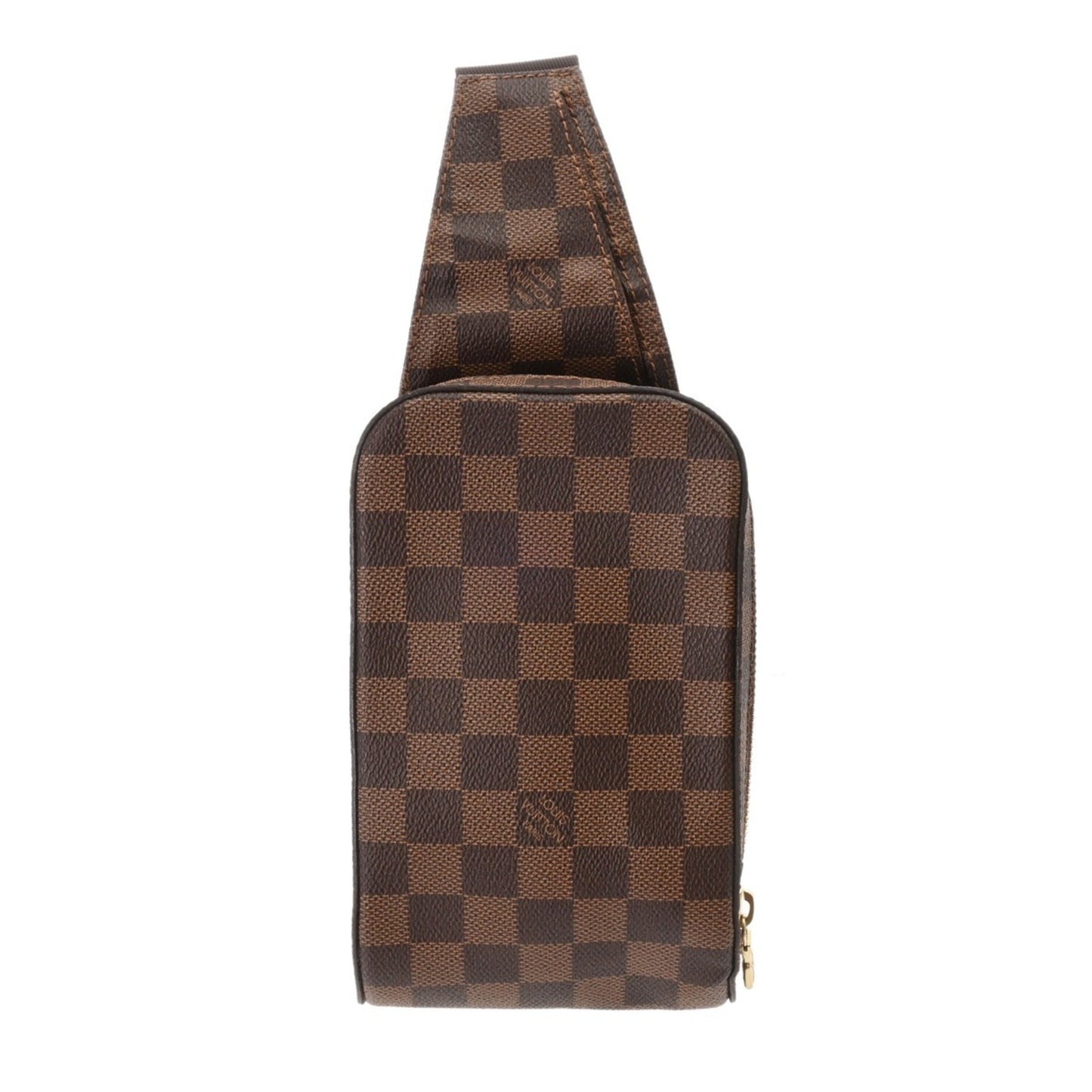 Louis Vuitton Geronimo, Brown, Canvas, shoulder