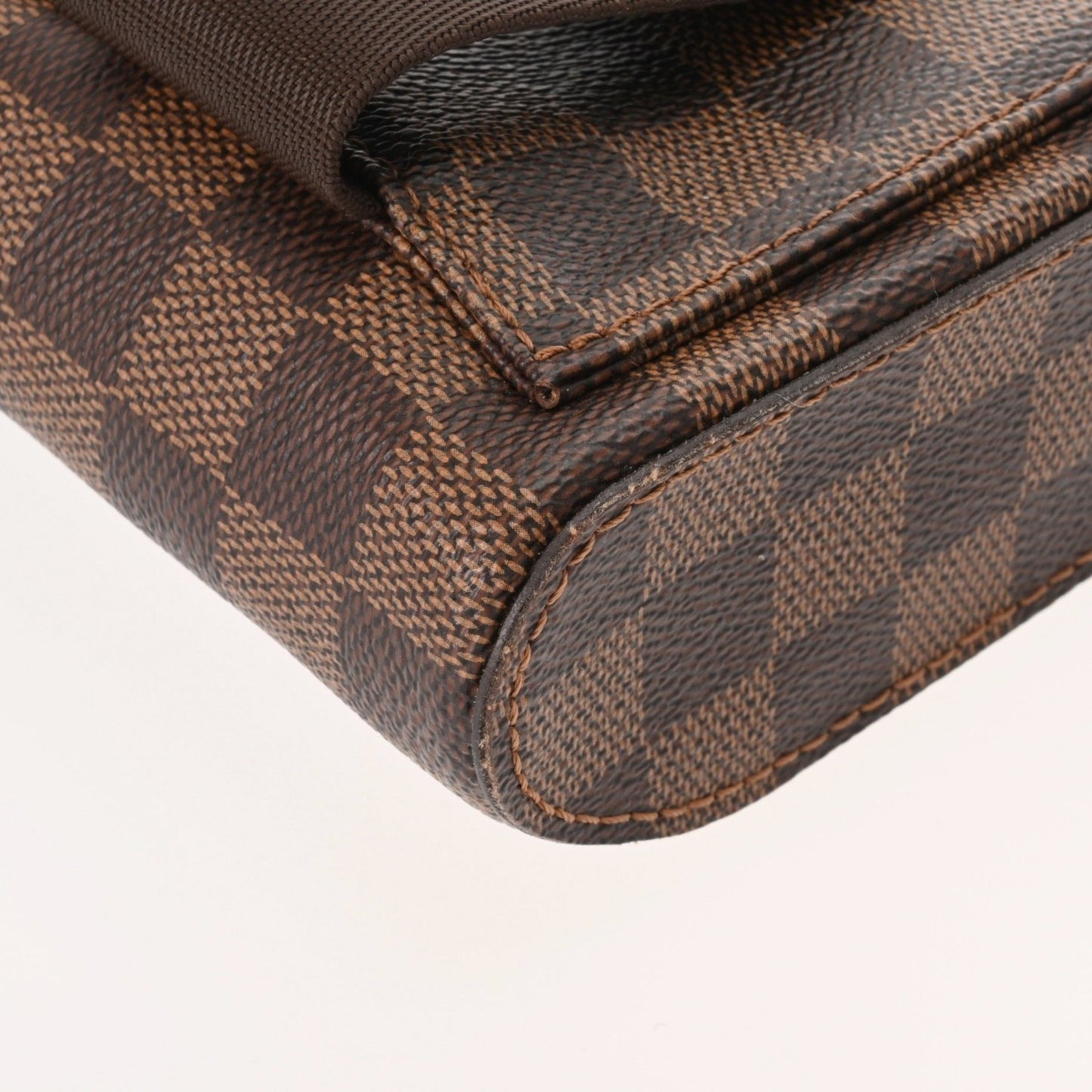 Louis Vuitton Geronimo, Brown, Canvas, shoulder
