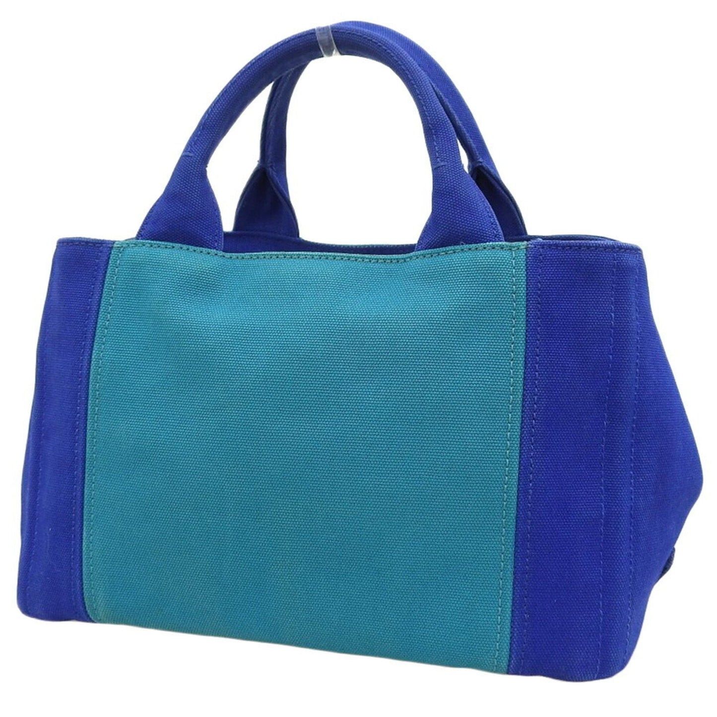 Prada Canapa, Blue, Canvas, handbag