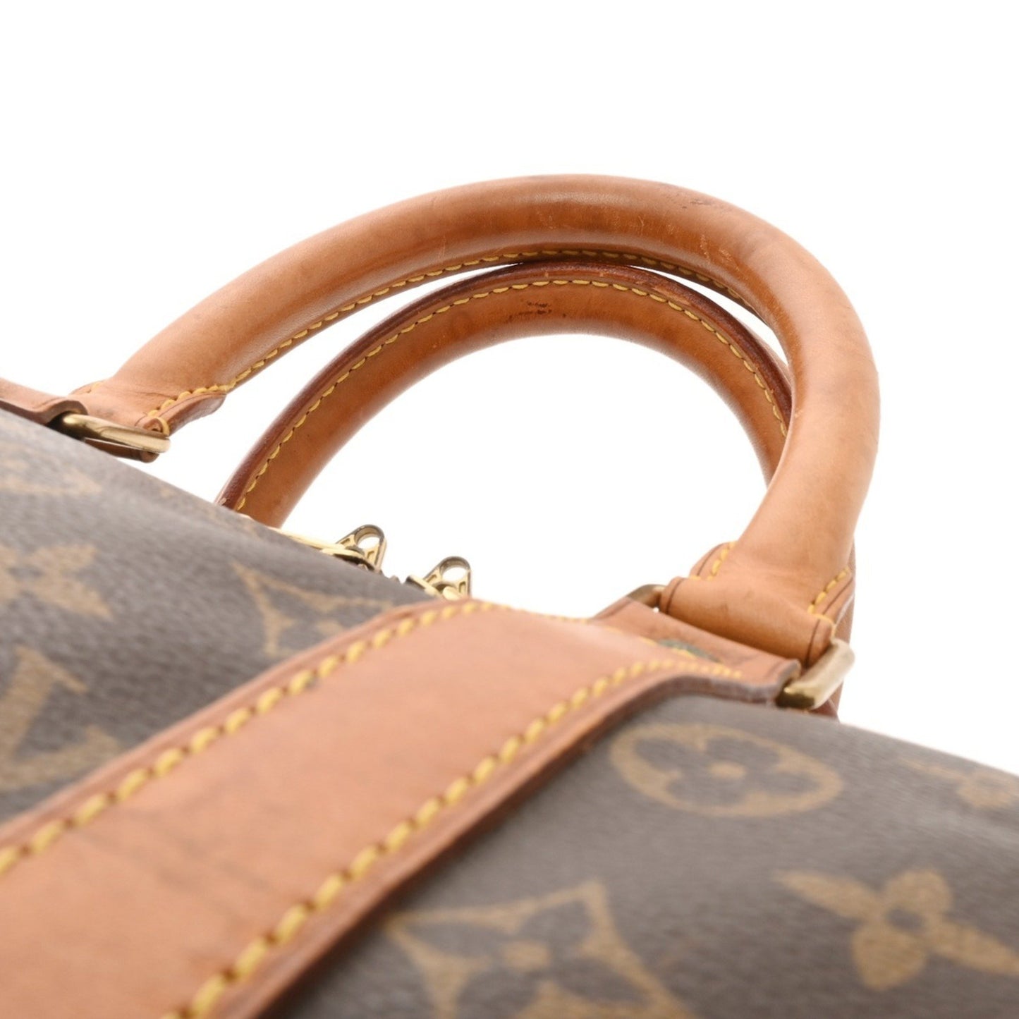 Louis Vuitton Keepall 45, Brown, Canvas, travel