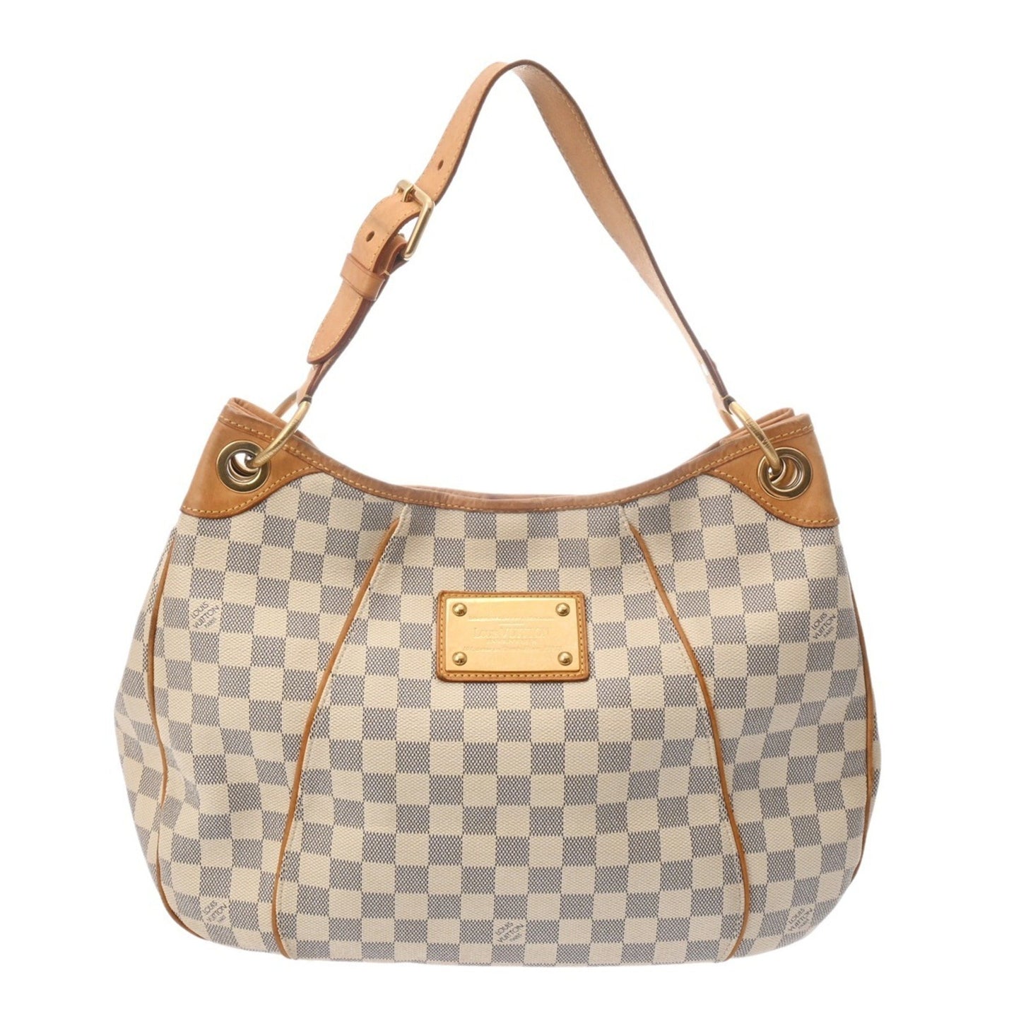 Louis Vuitton Galliera, White, Canvas, handbag