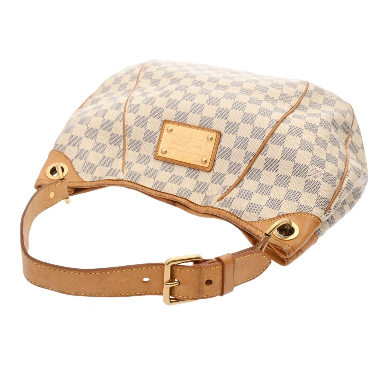 Louis Vuitton Galliera, White, Canvas, handbag