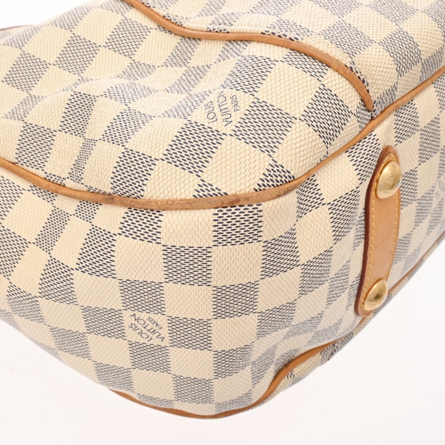 Louis Vuitton Galliera, White, Canvas, handbag