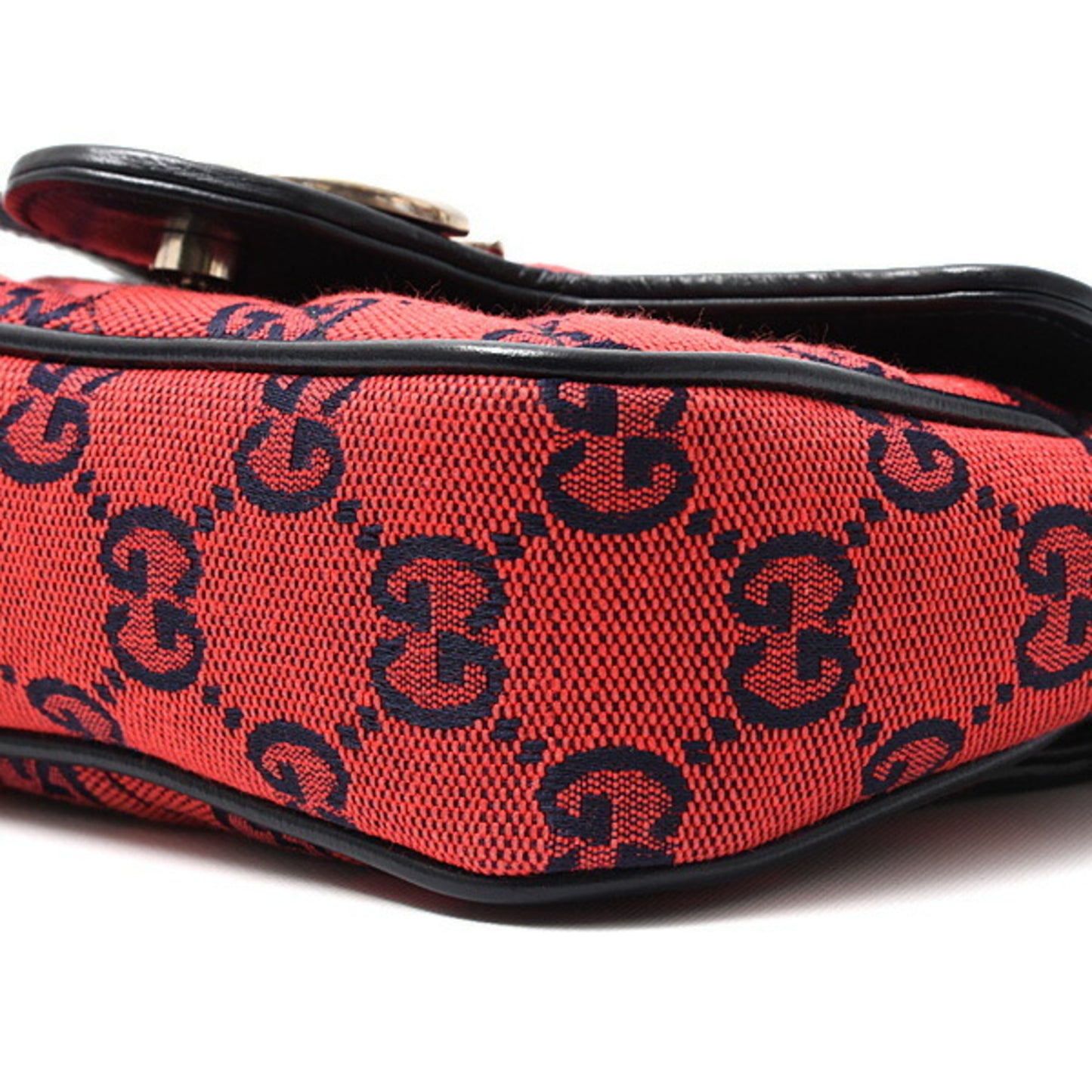 Gucci GG Marmont, Red, Canvas, shoulder