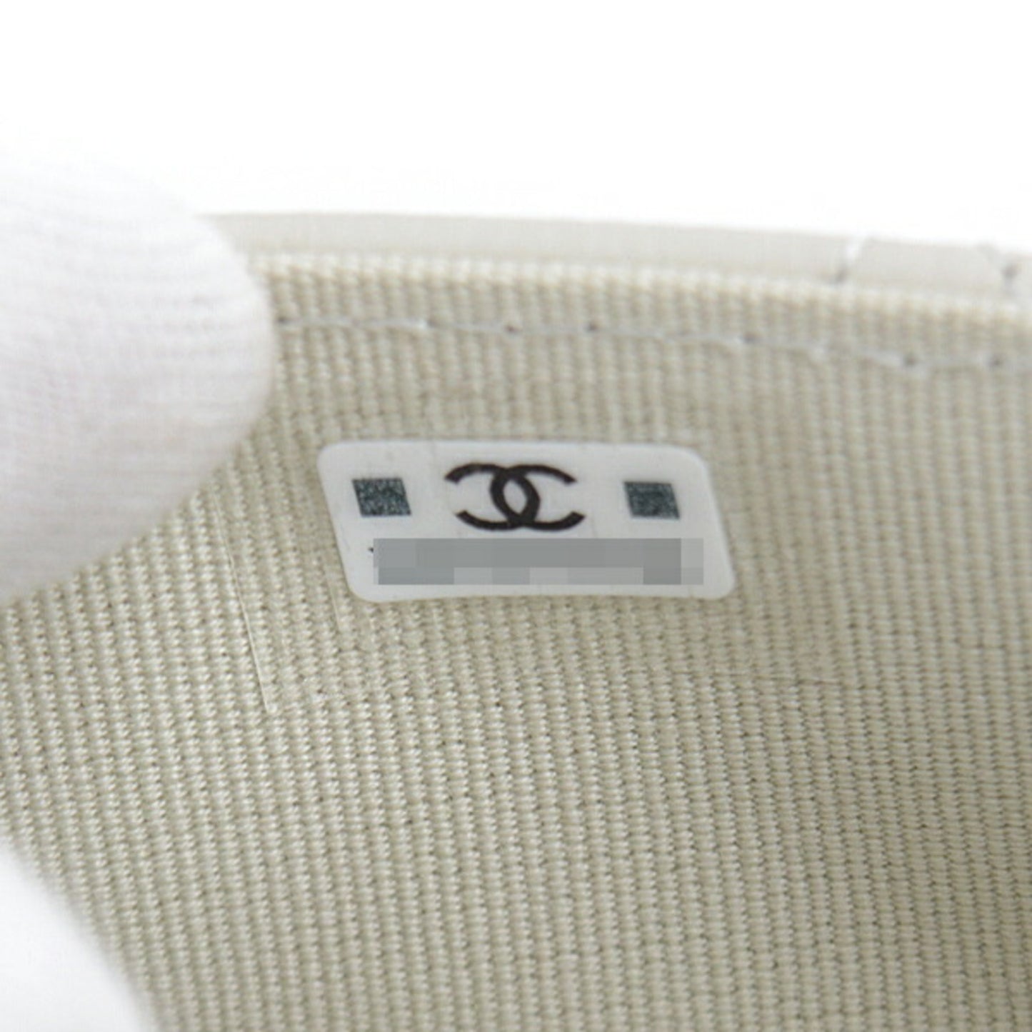 Chanel, Grey, Leather, wallet