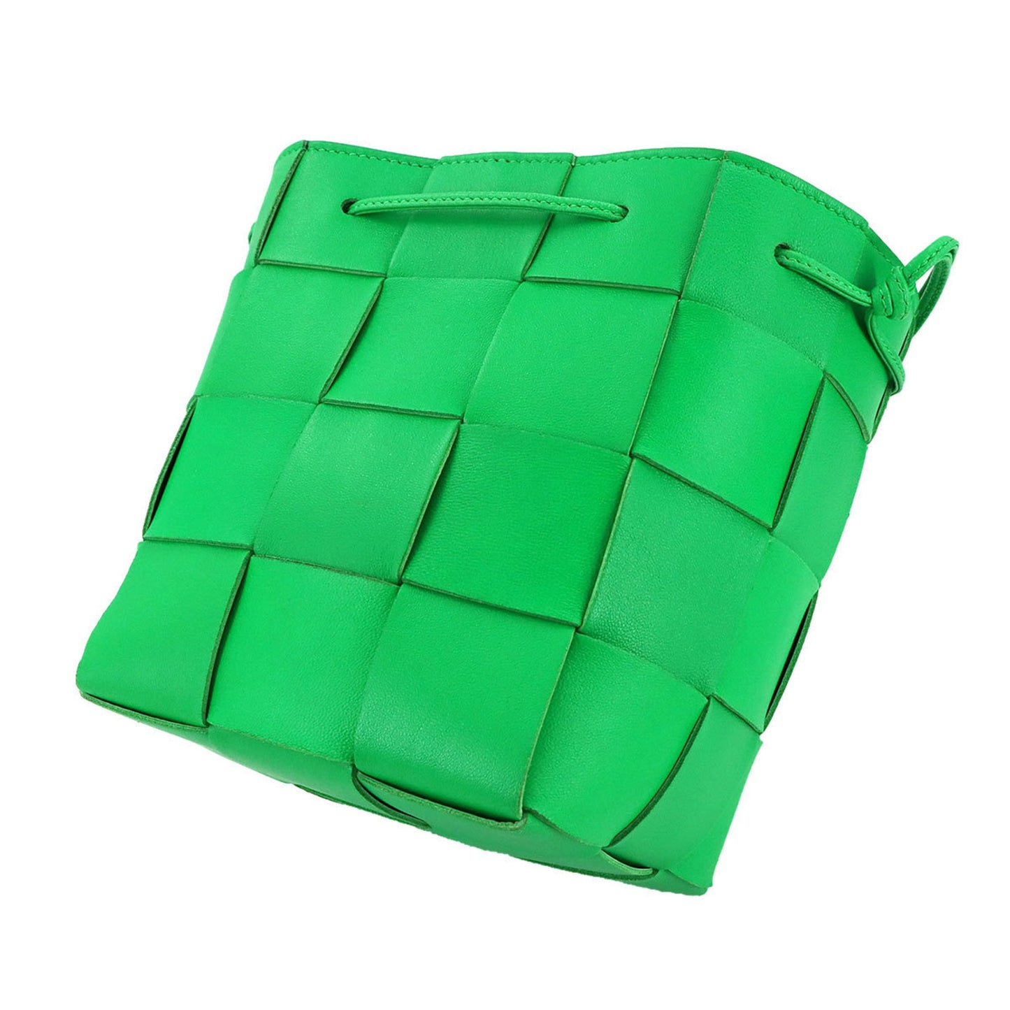 Bottega Veneta Cassette, Green, Leather, shoulder