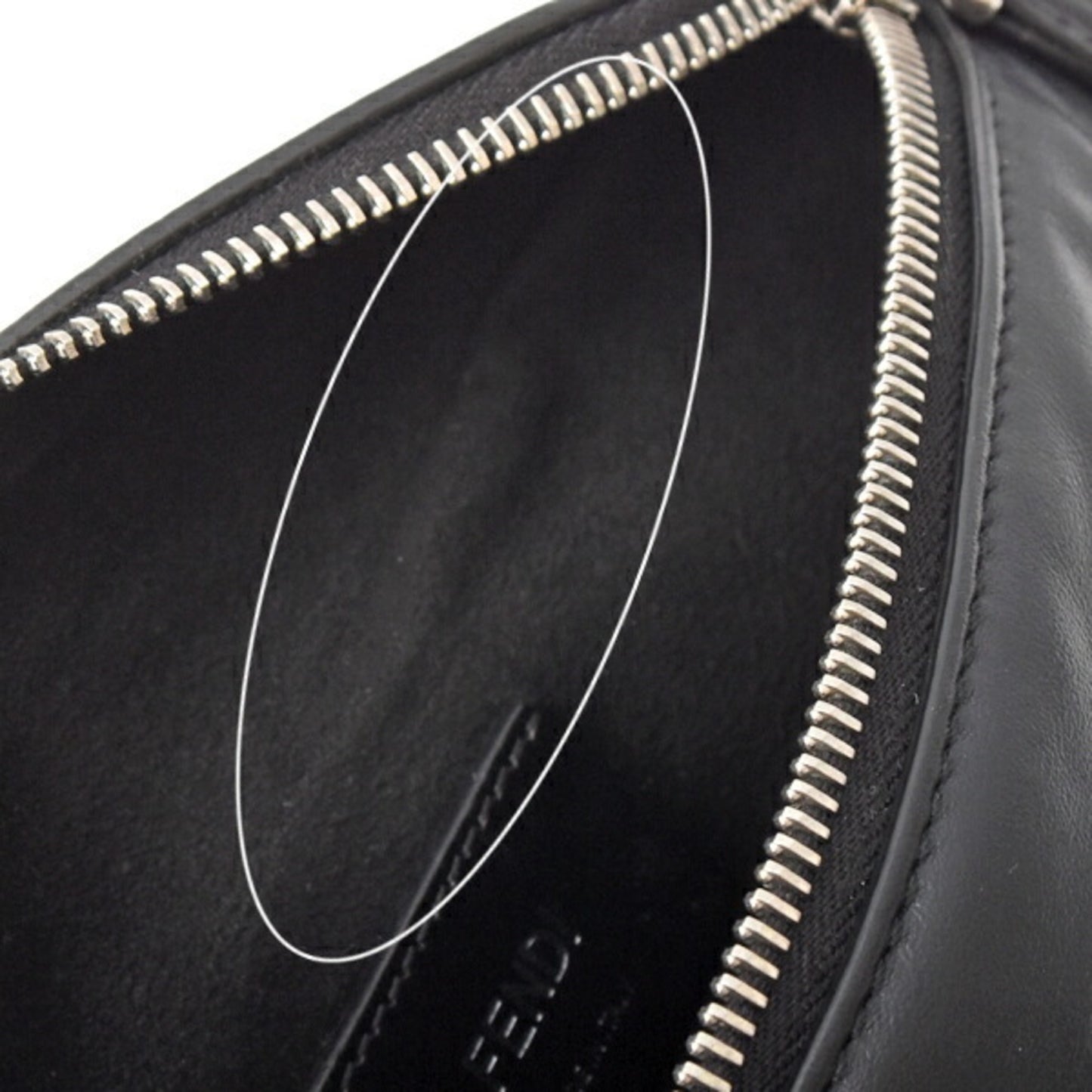 Fendi, Black, Leather, clutch