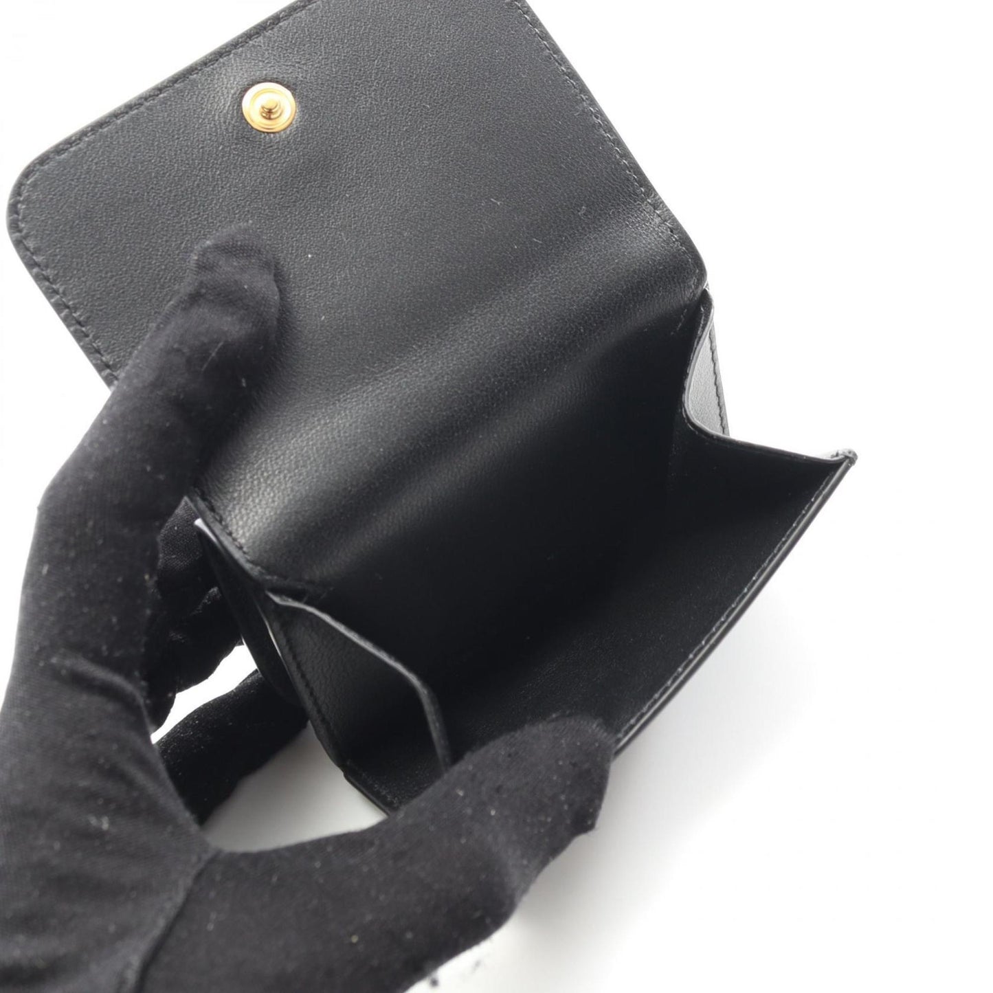 Balenciaga Cash mini wallet, Black, Leather, wallet