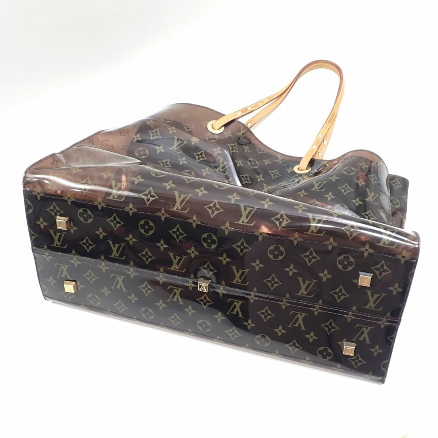 Louis Vuitton Ambre, Brown, Canvas, tote