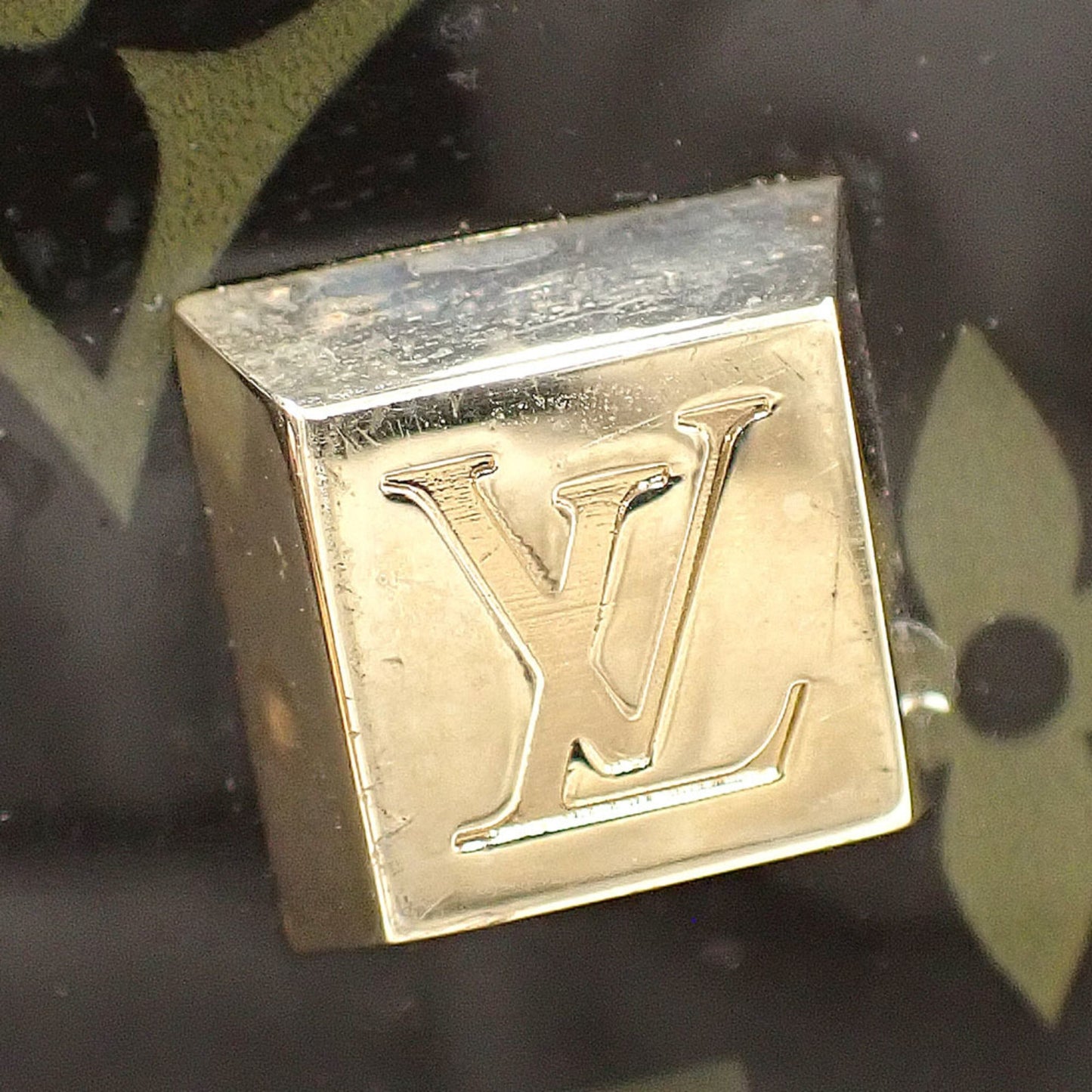 Louis Vuitton Ambre, Brown, Canvas, tote
