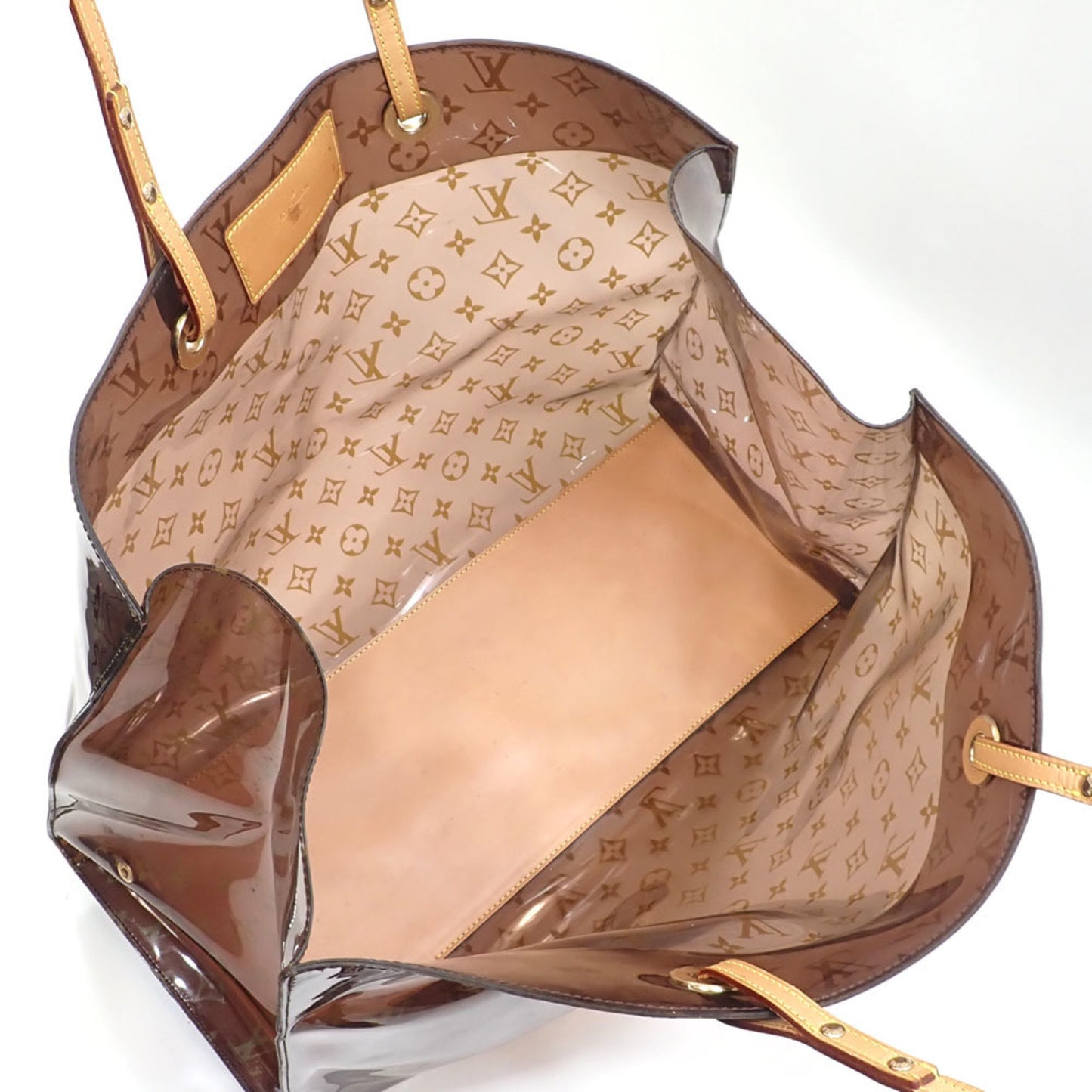 Louis Vuitton Ambre, Brown, Canvas, tote