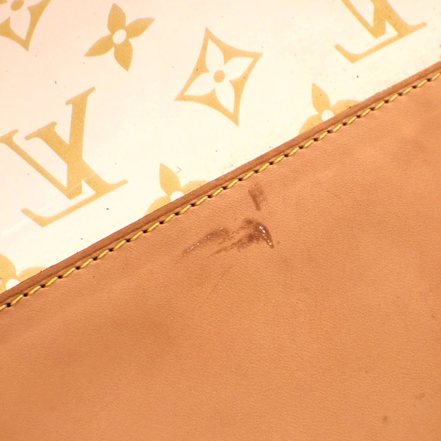 Louis Vuitton Ambre, Brown, Canvas, tote