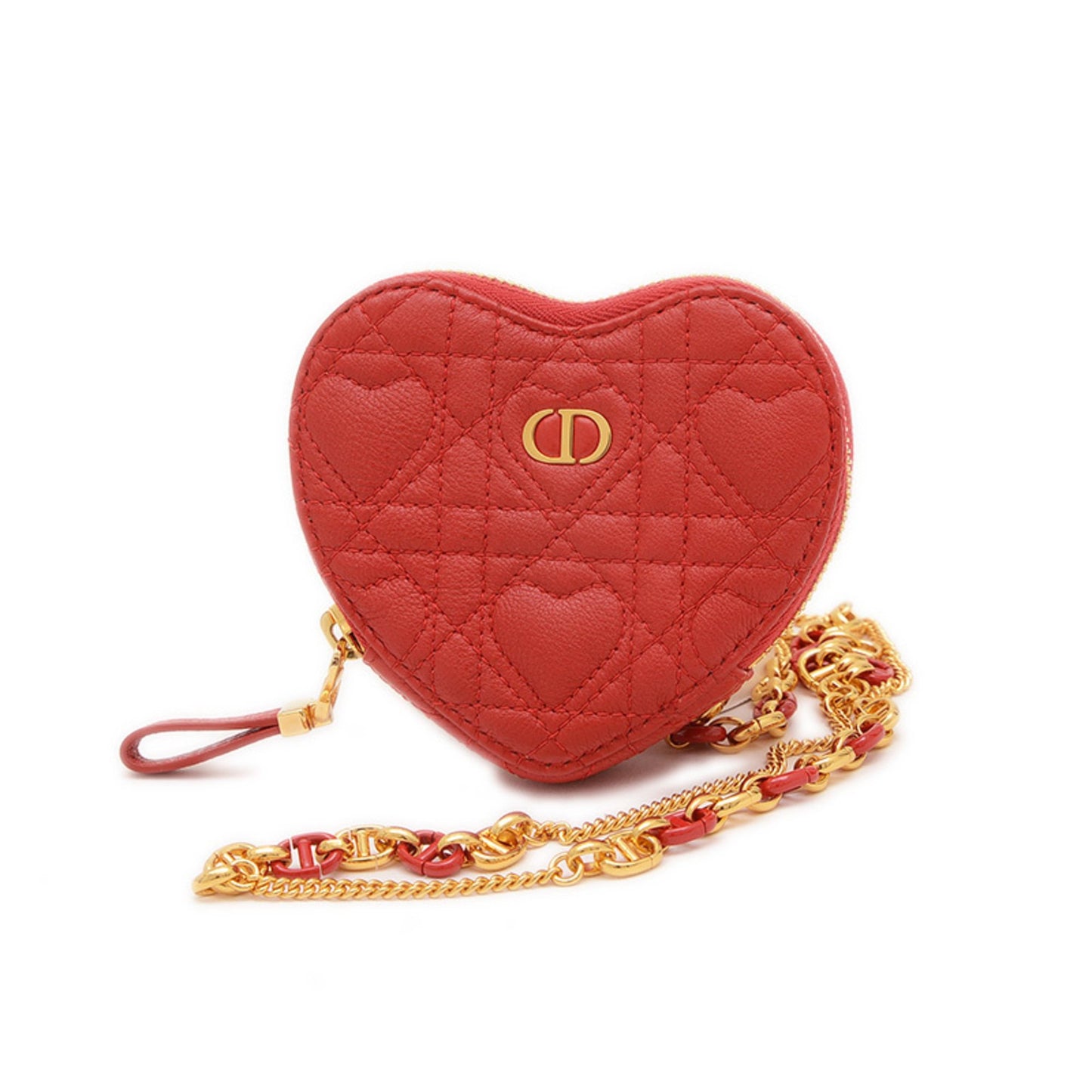 Dior Dioramour, Red, Leather, shoulder