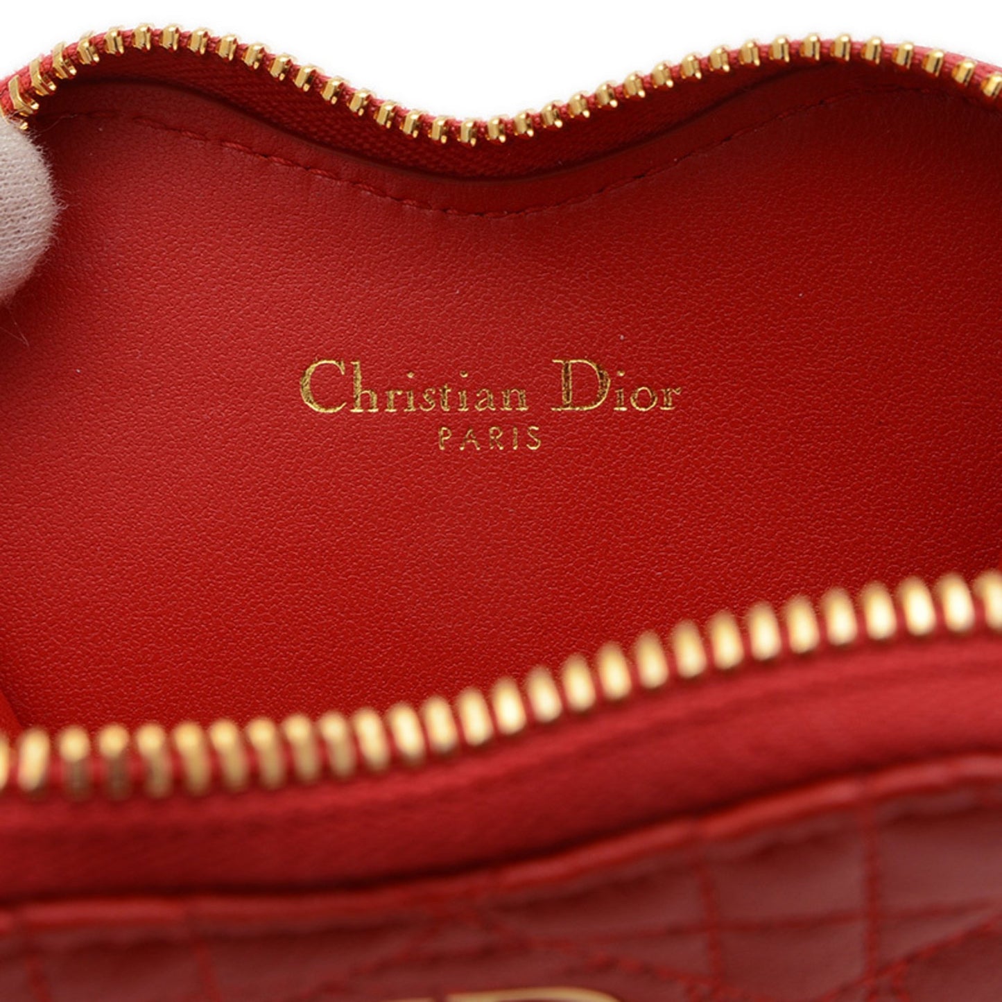 Dior Dioramour, Red, Leather, shoulder