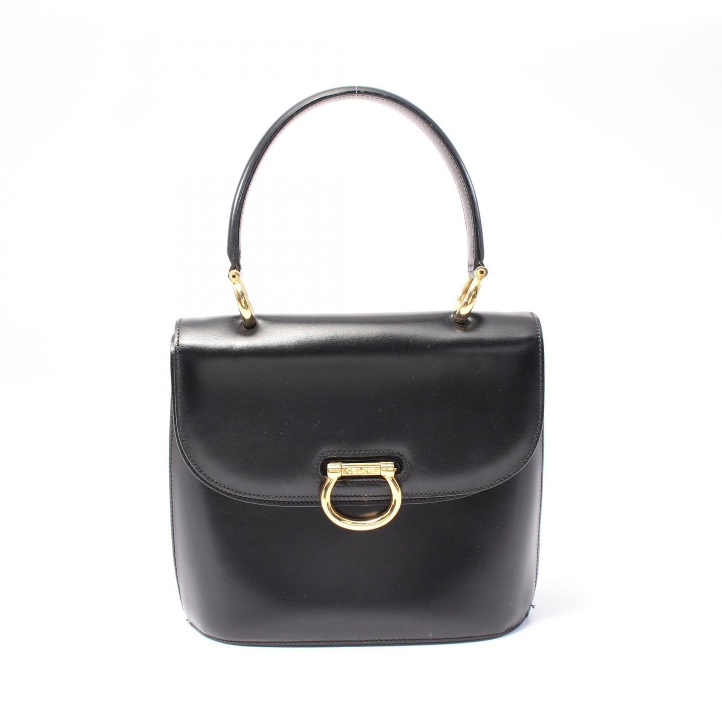 Céline, Black, Leather, handbag