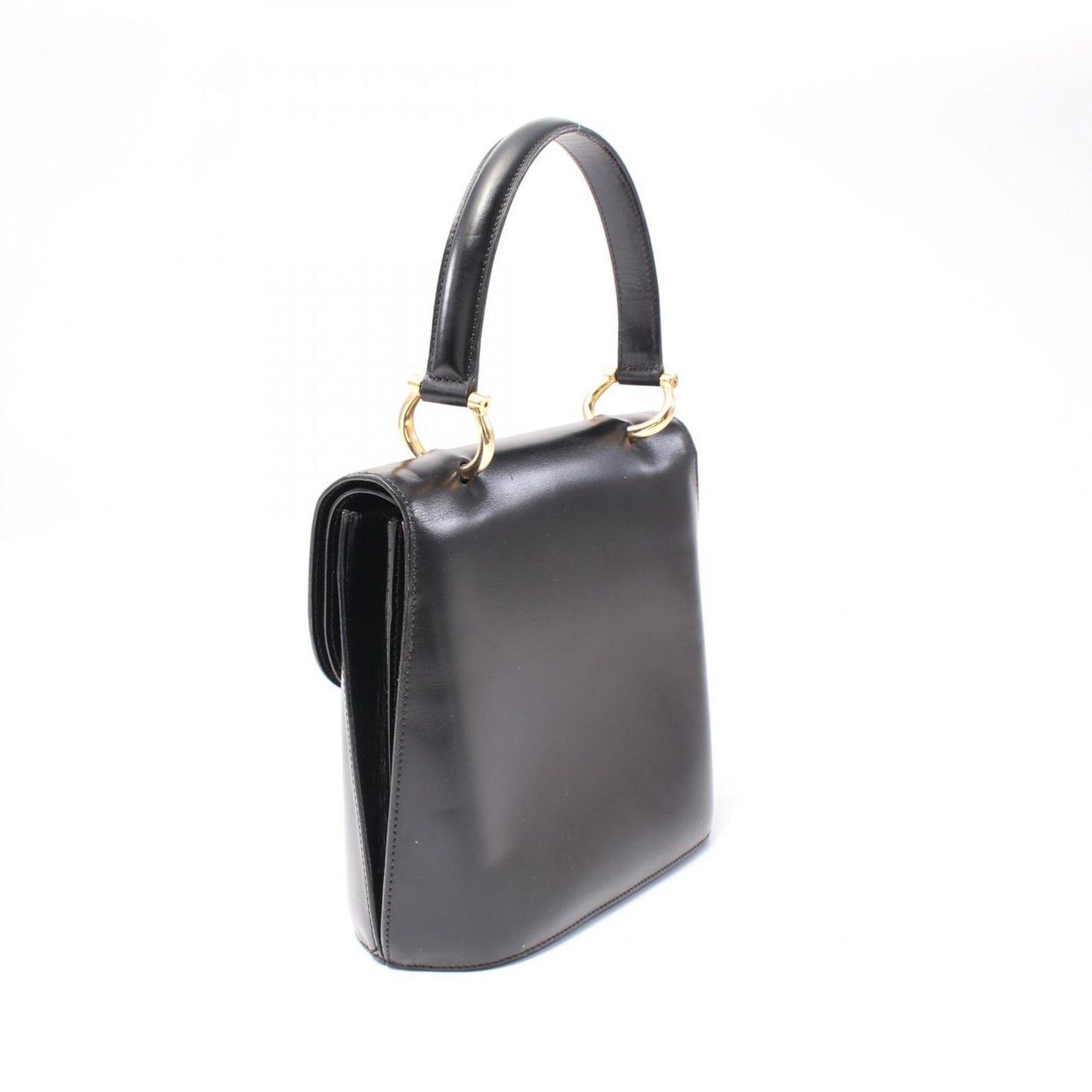 Céline, Black, Leather, handbag