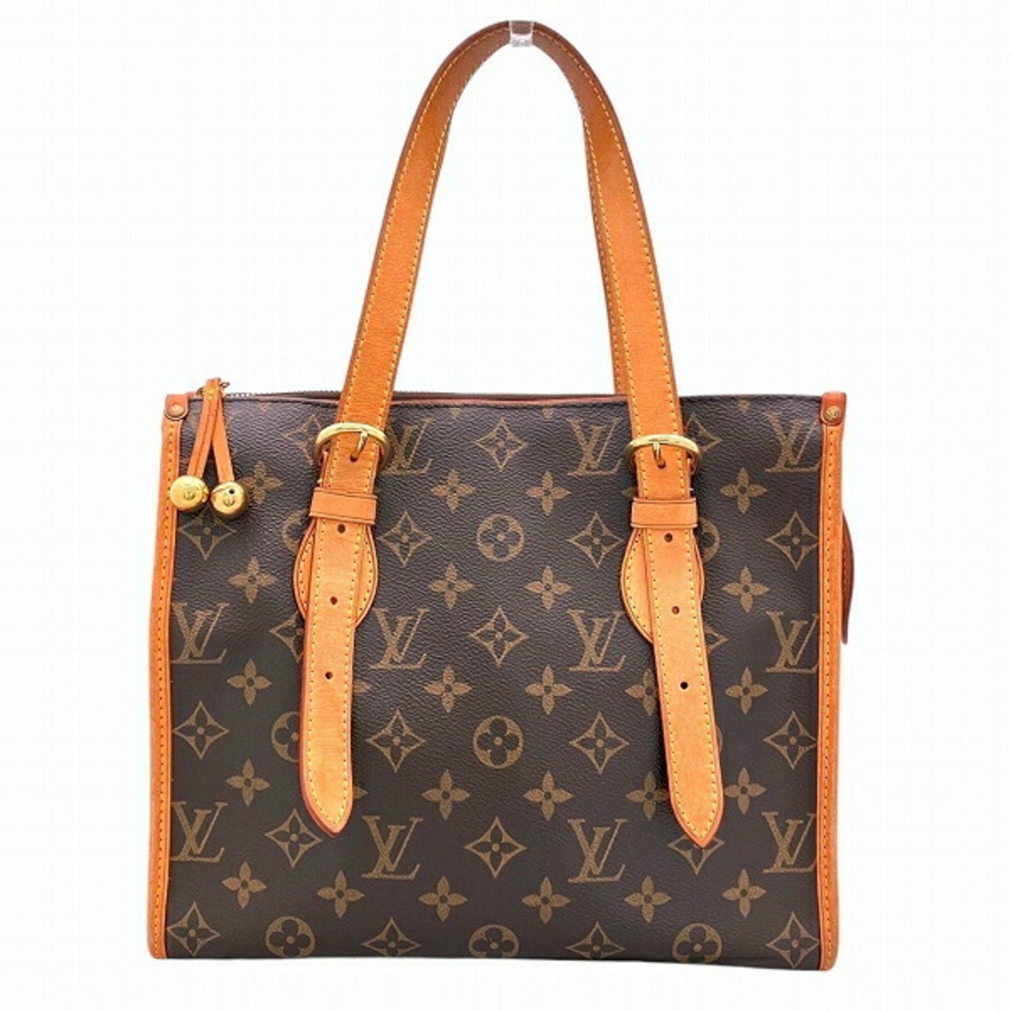 Louis Vuitton Popincourt, Brown, Canvas, handbag