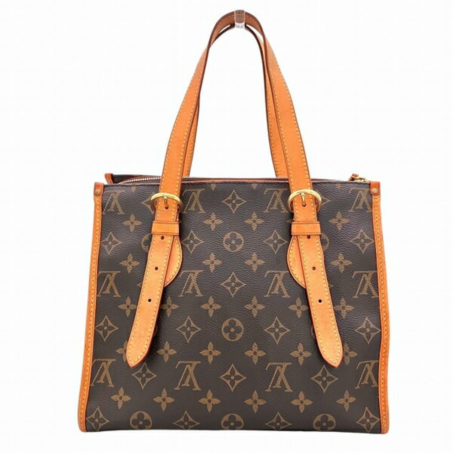 Louis Vuitton Popincourt, Brown, Canvas, handbag