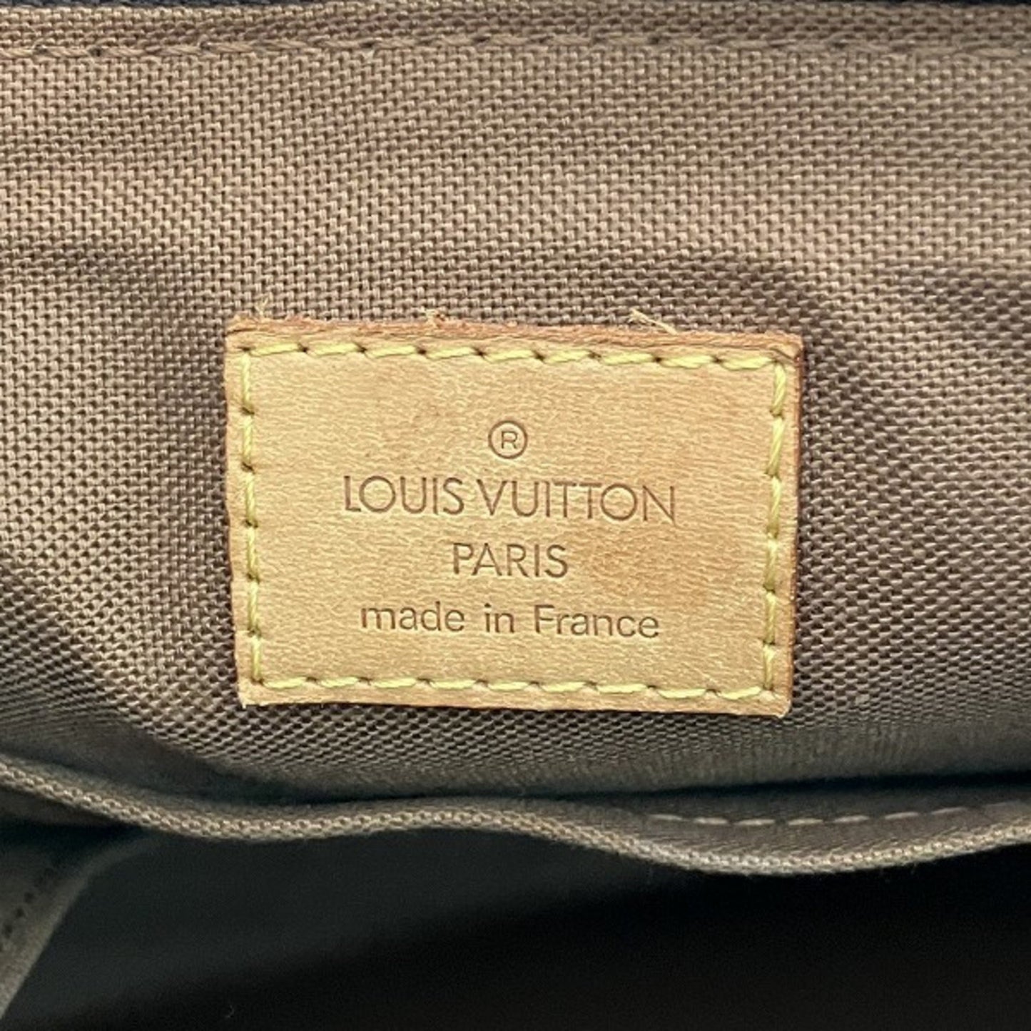 Louis Vuitton Popincourt, Brown, Canvas, handbag