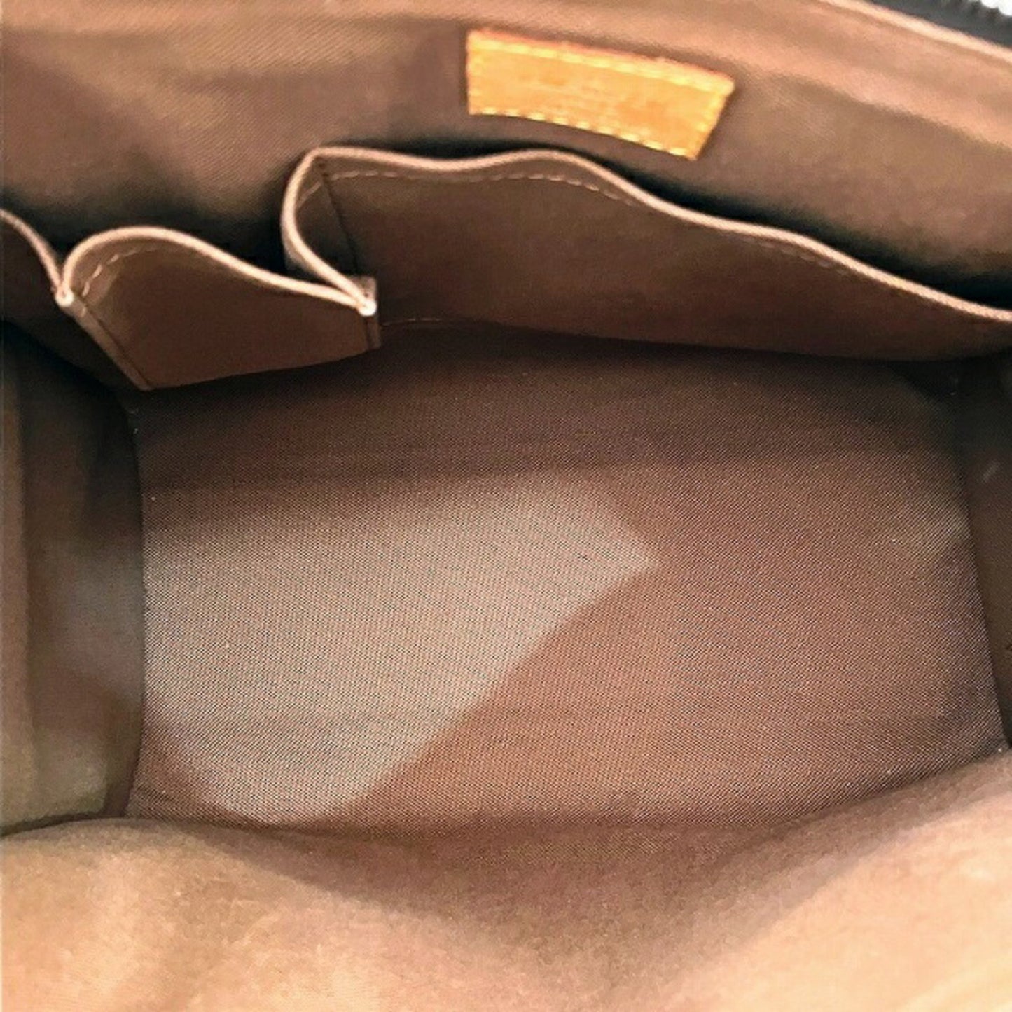 Louis Vuitton Popincourt, Brown, Canvas, handbag