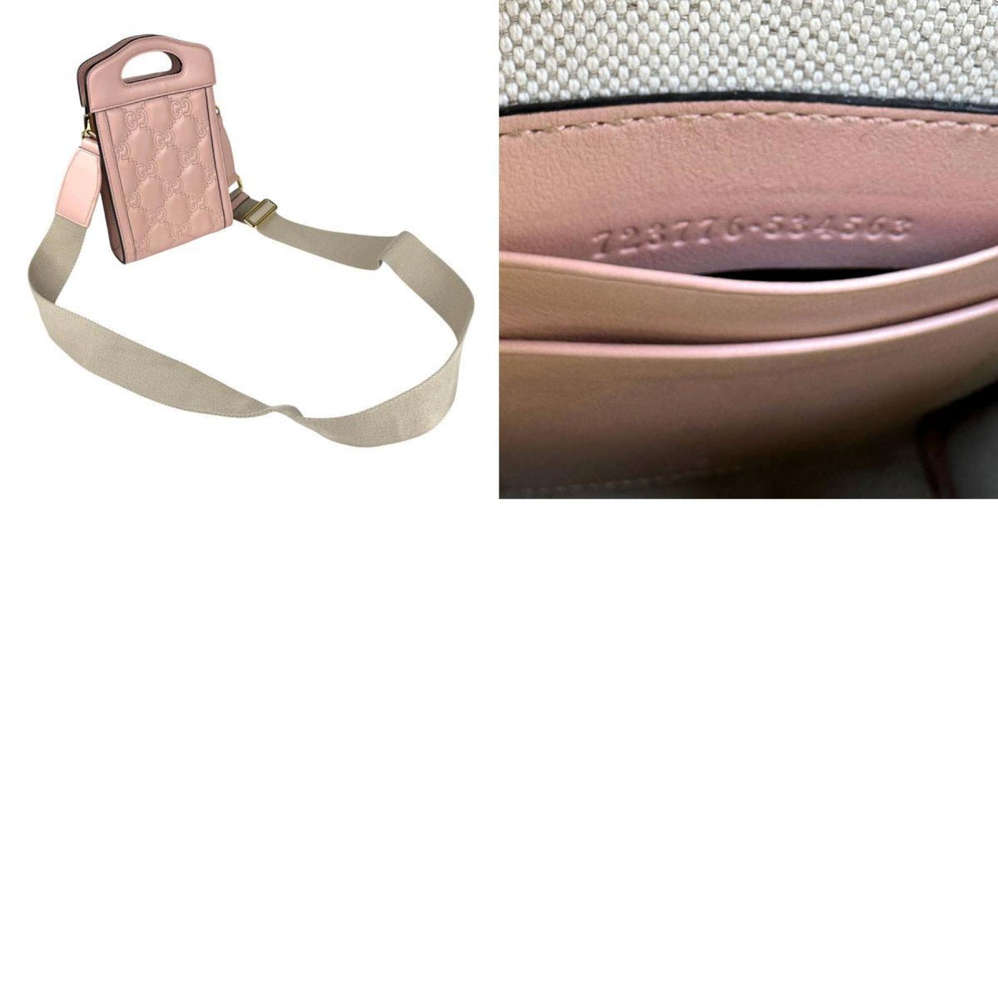 Gucci GG Marmont, Pink, Leather, clutch