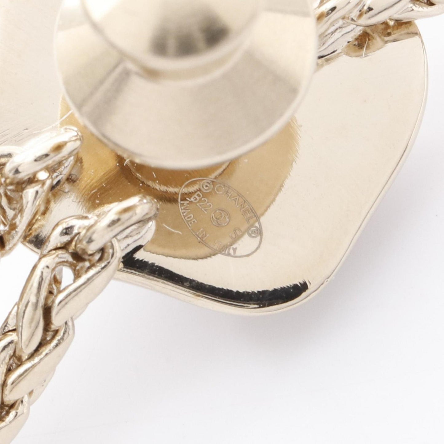 Chanel Numero 5, Silver, Gold Plated, brooch
