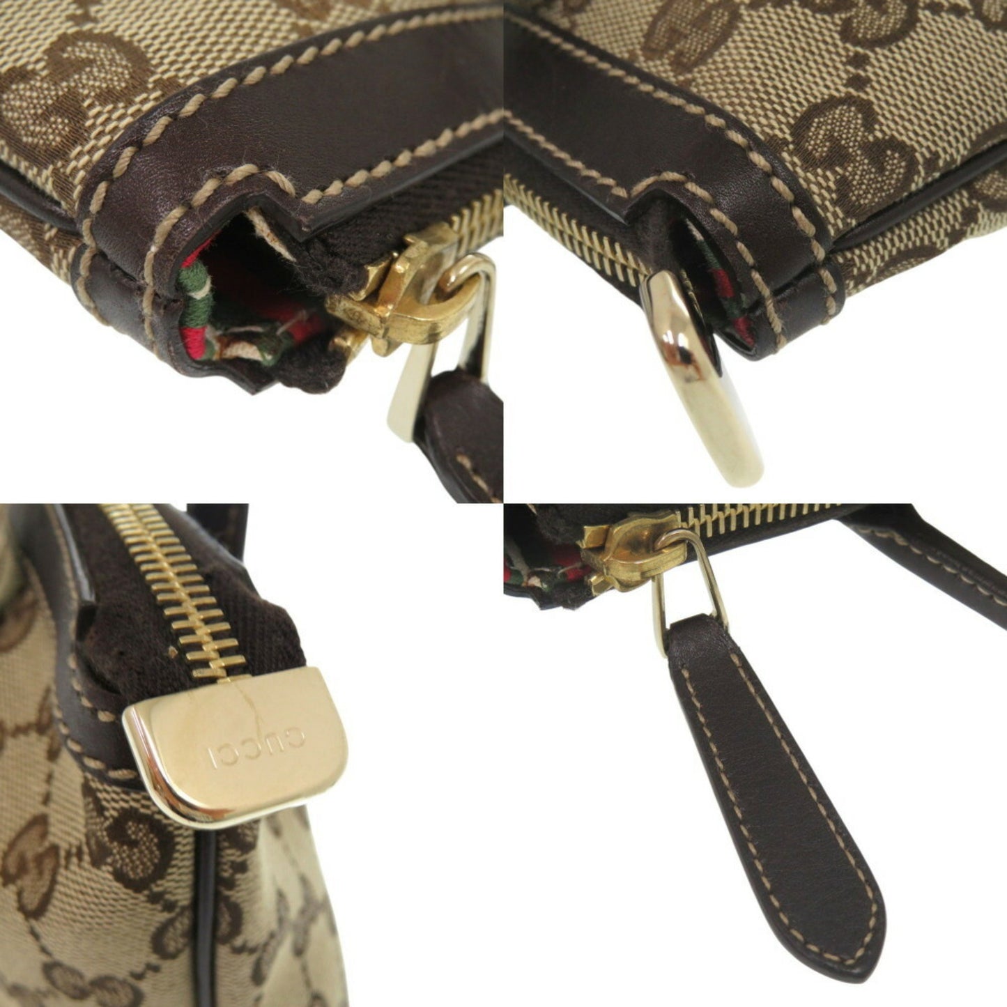 Gucci Interlocking G, Beige, Canvas, tote