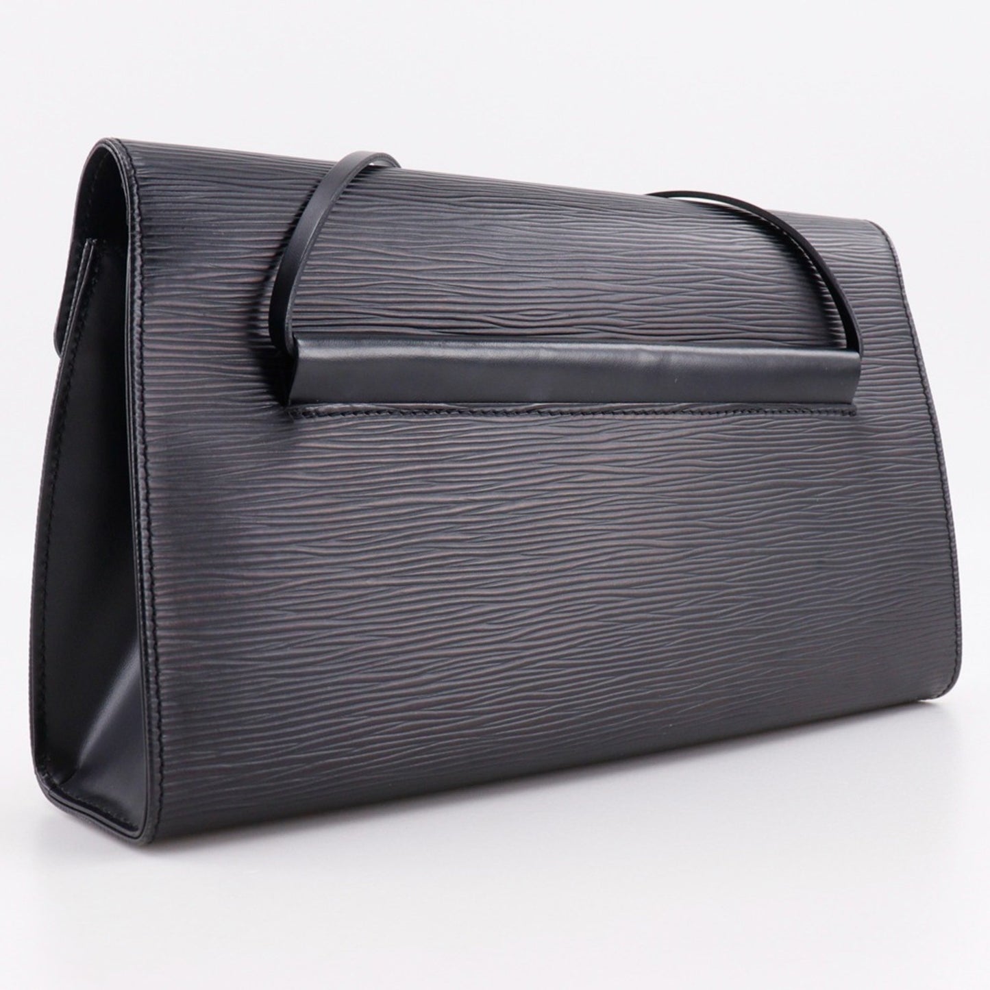 Louis Vuitton Dinard, Black, Leather, shoulder