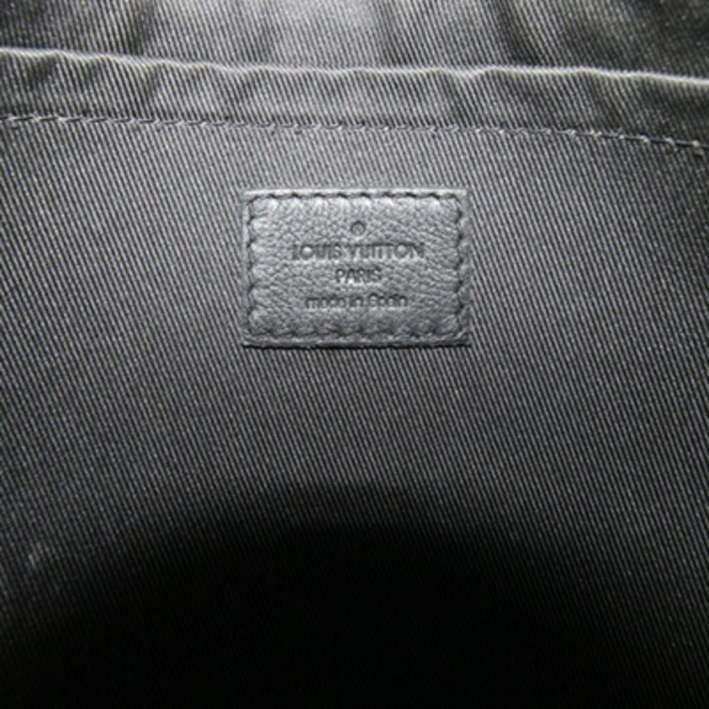 Louis Vuitton Pochette To-Go, Black, Leather, clutch