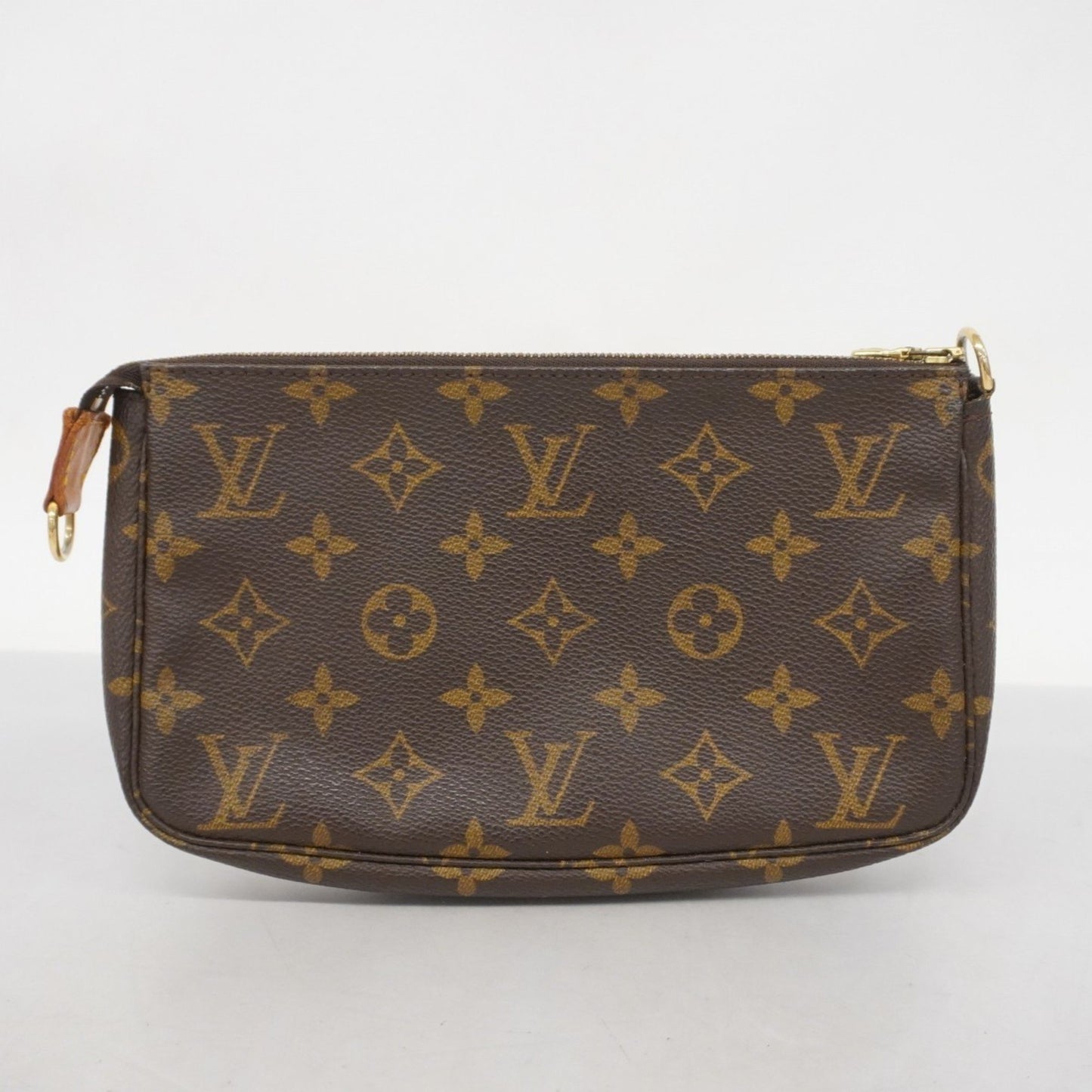 Louis Vuitton Pochette Accessoire, Brown, Canvas, clutch
