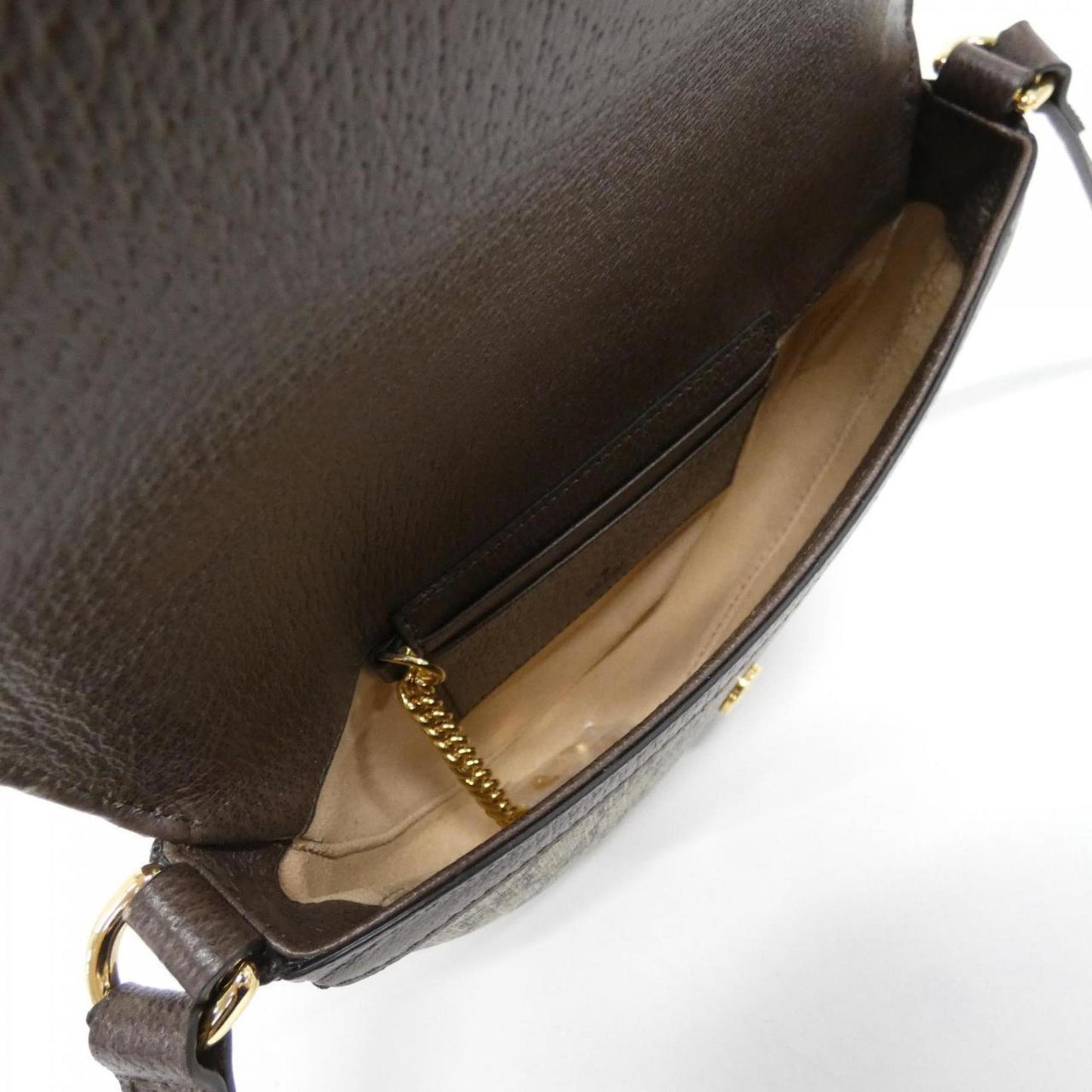 Gucci Ophidia, Beige, Canvas, shoulder