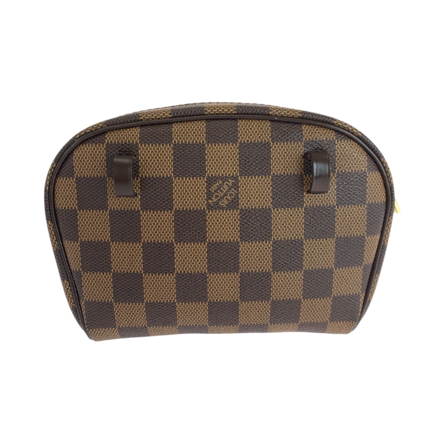 Louis Vuitton Ipanema, Brown, "CANVAS, LEATHER", clutch