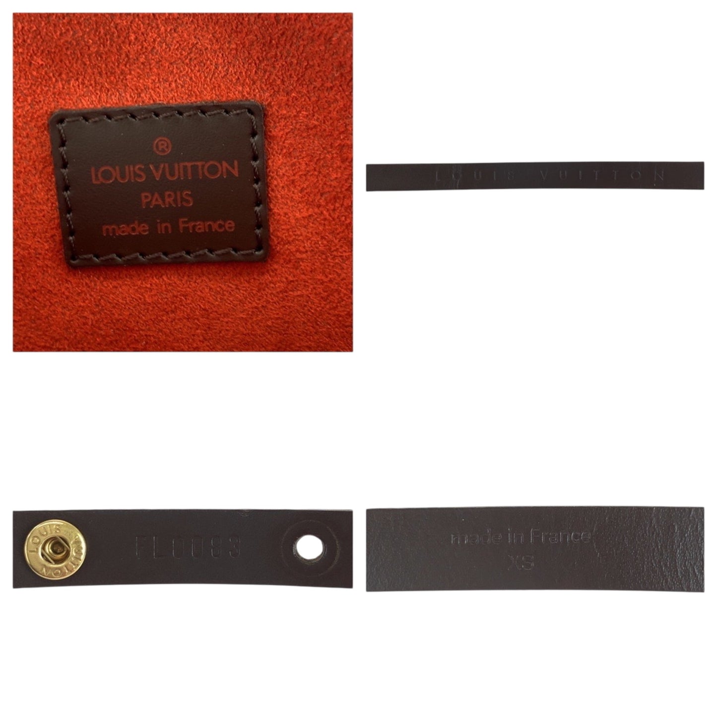 Louis Vuitton Ipanema, Brown, "CANVAS, LEATHER", clutch